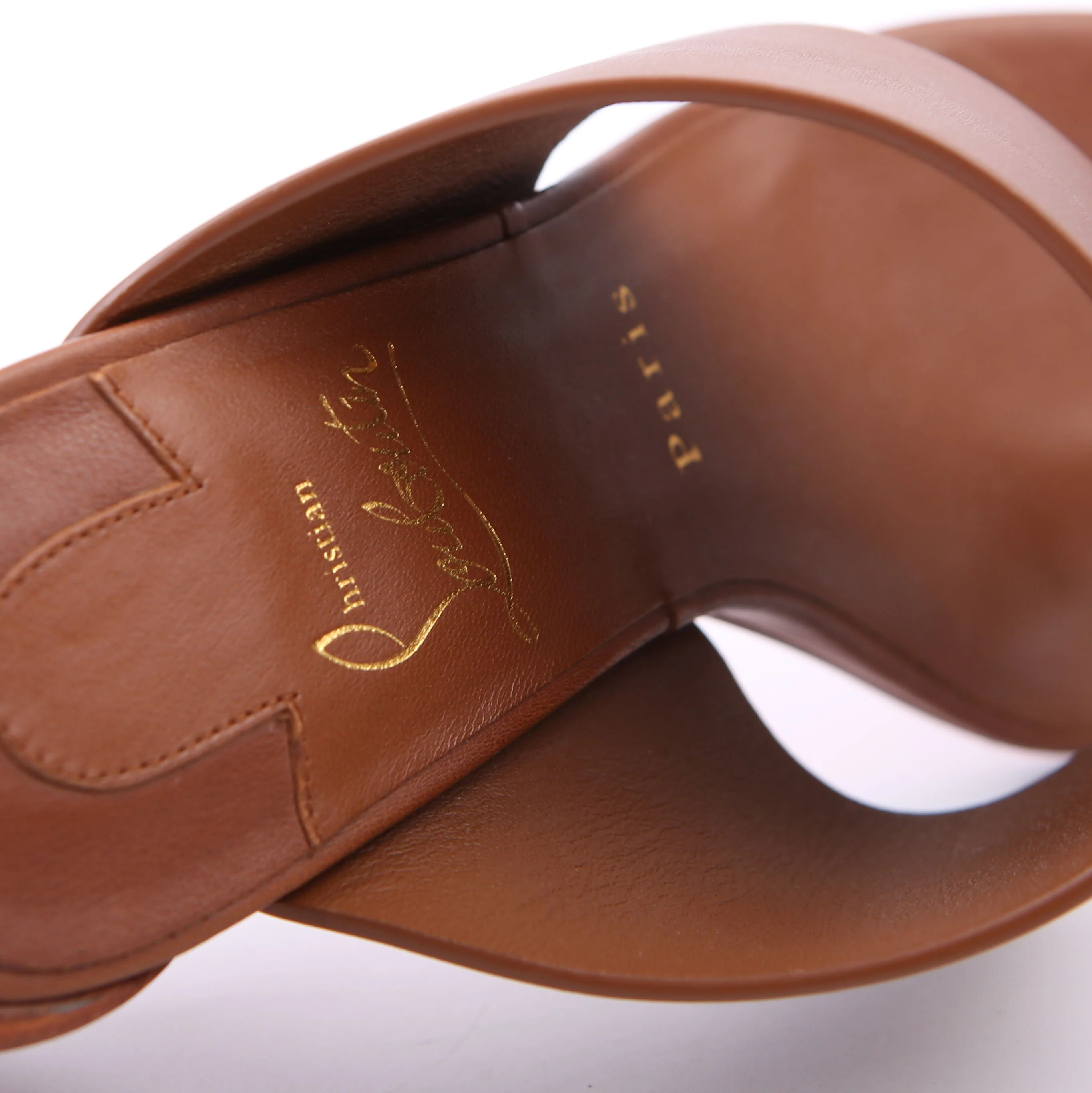 Tongamule 55 Wedges Size 37.5 Brown - Image 7