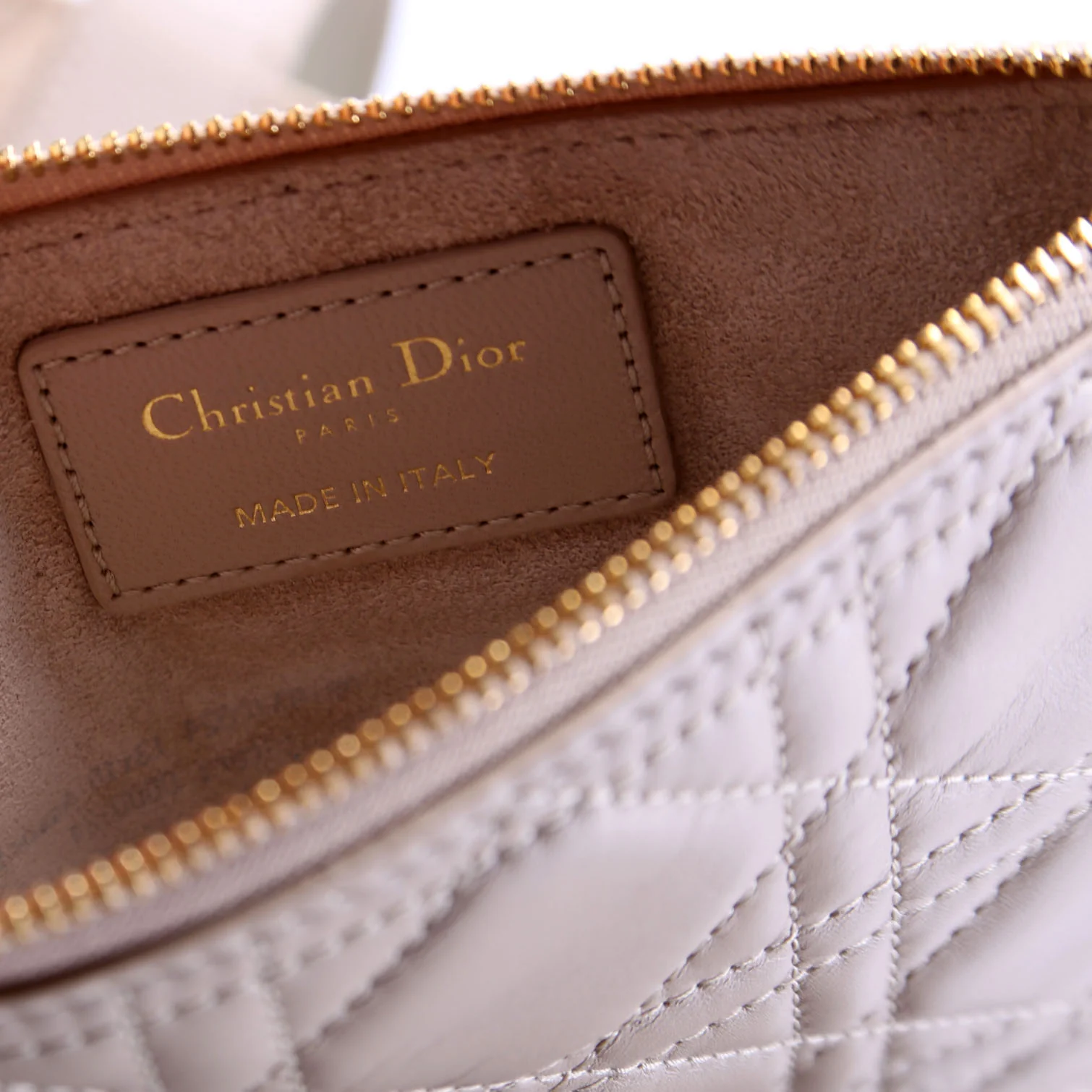 Toujours Medium Macrocannage Calfskin Bag Beige - Image 15