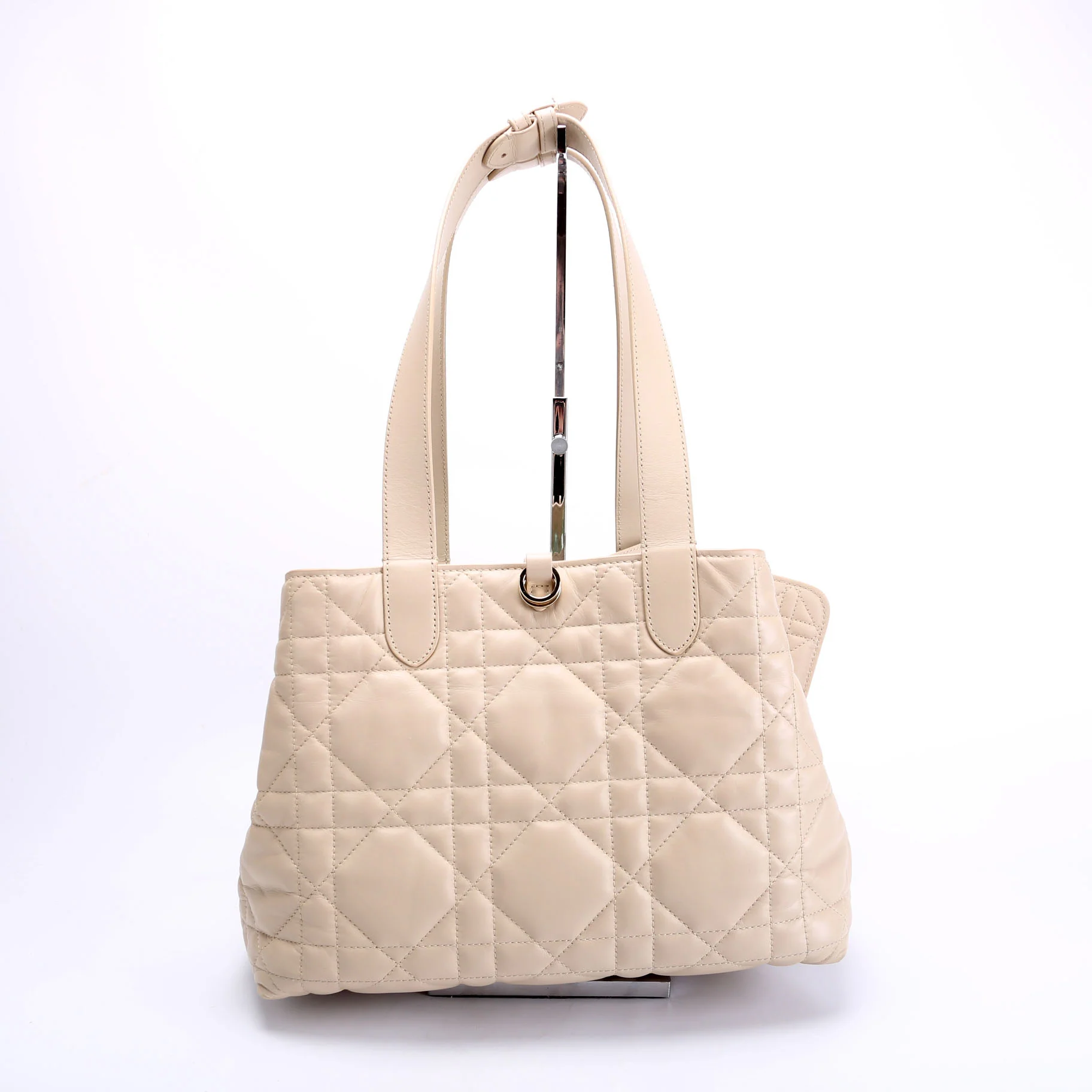 Toujours Medium Macrocannage Calfskin Bag Beige - Image 3