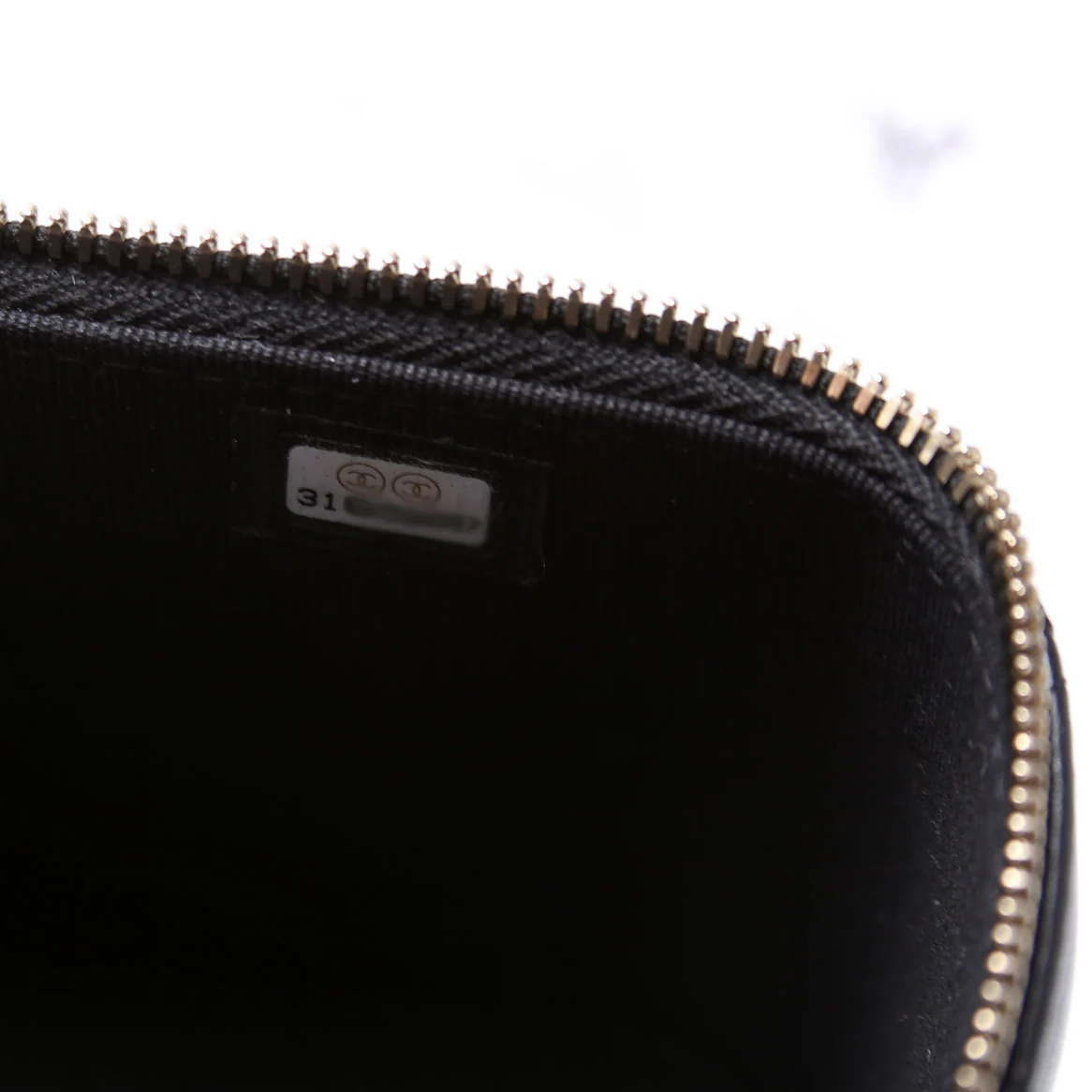 Vanity Case Top Handle Small Lambskin 31M Black - Image 10