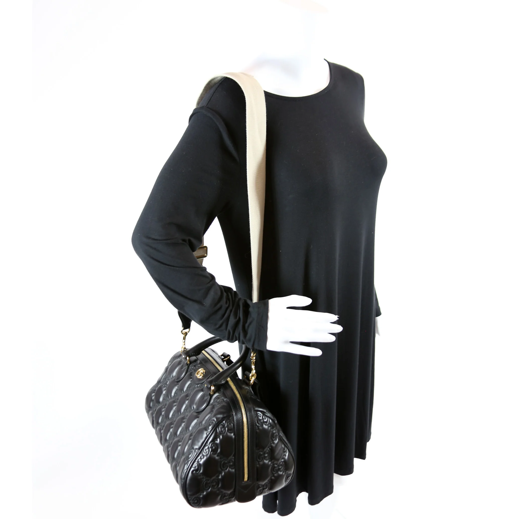 GG Matelasse Medium Bowler Bag 702242 - Image 12