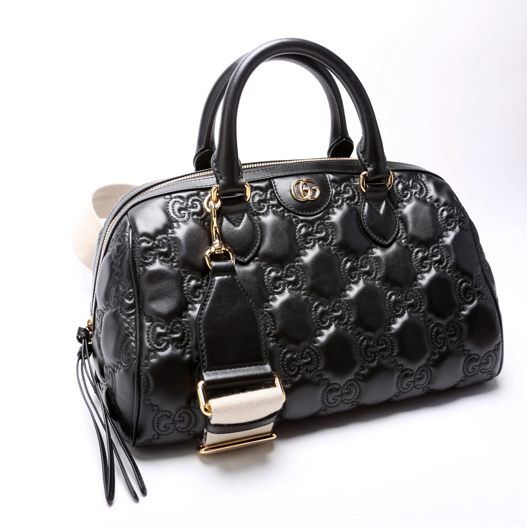 GG Matelasse Medium Bowler Bag 702242 - Image 2