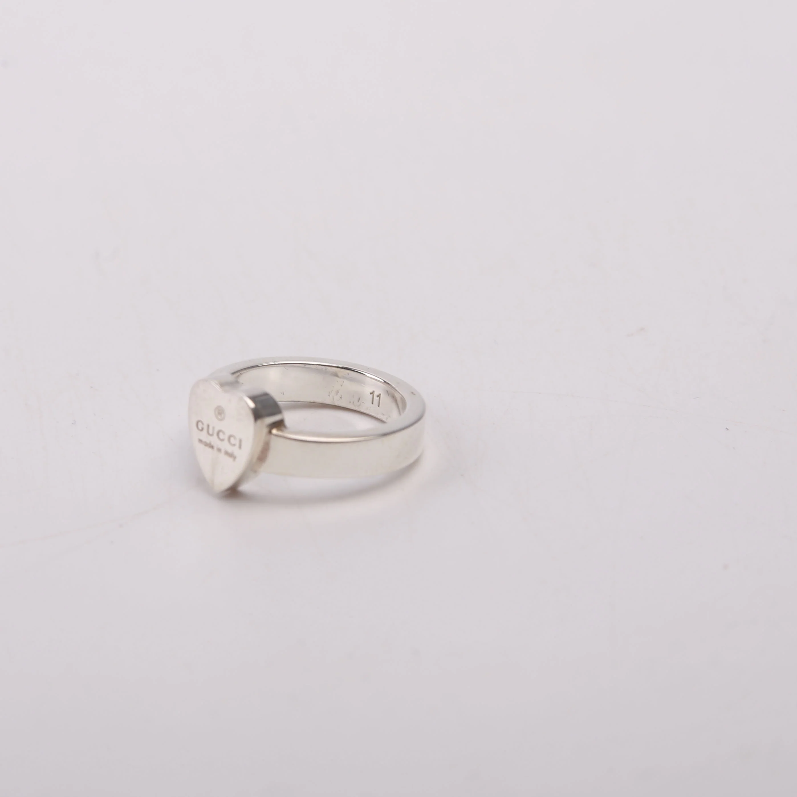 Trademark Logo Heart Ring Size 5.5 925 Silver - Image 2
