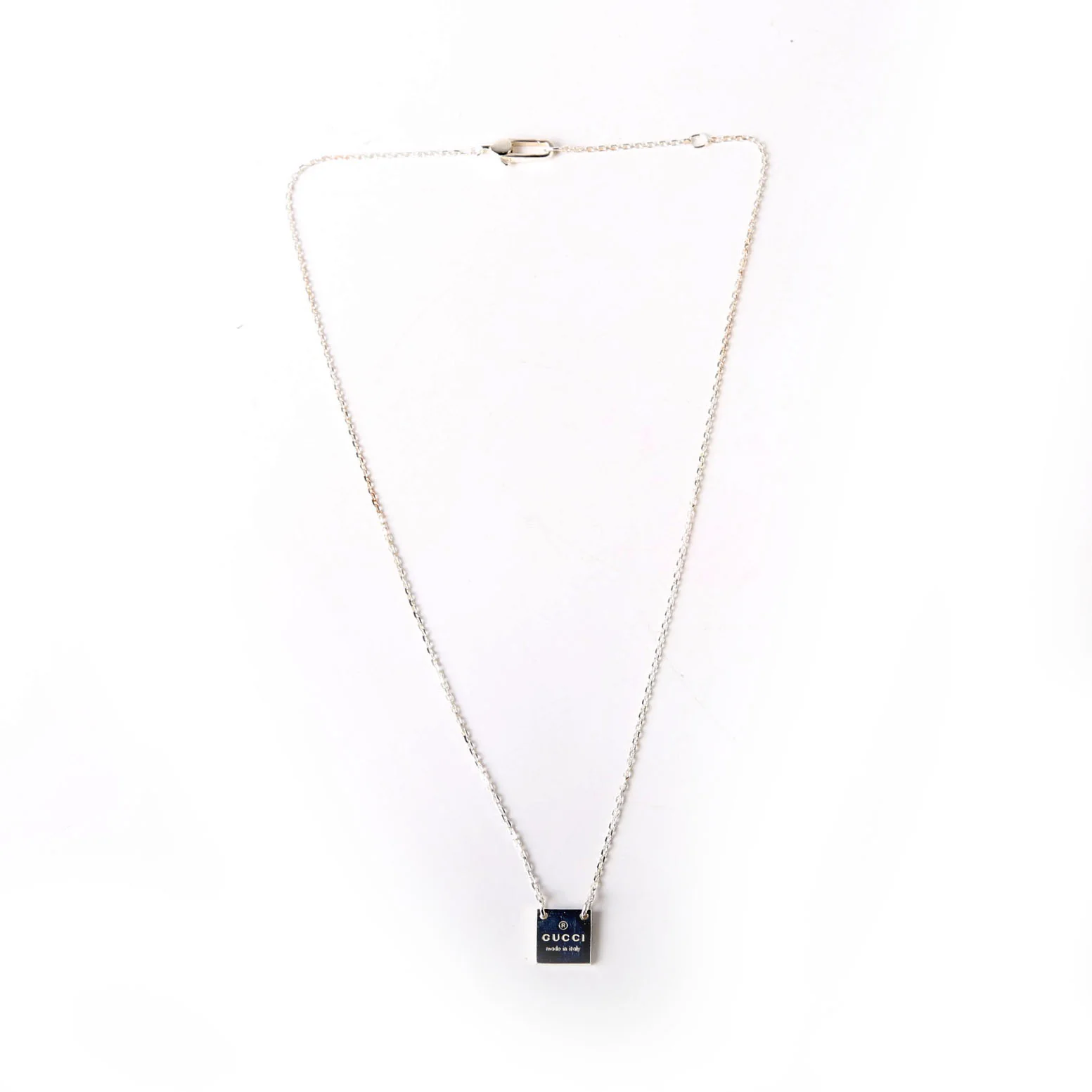 Trademark Square Necklace 925 - Image 2