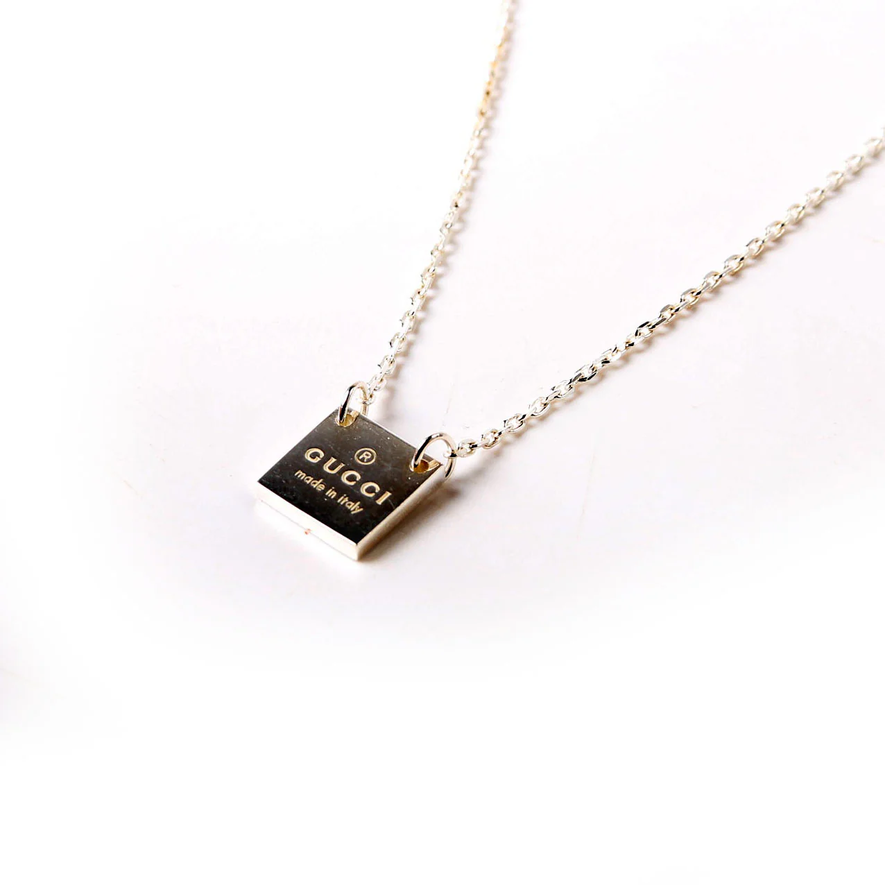 Trademark Square Necklace 925 - Image 4