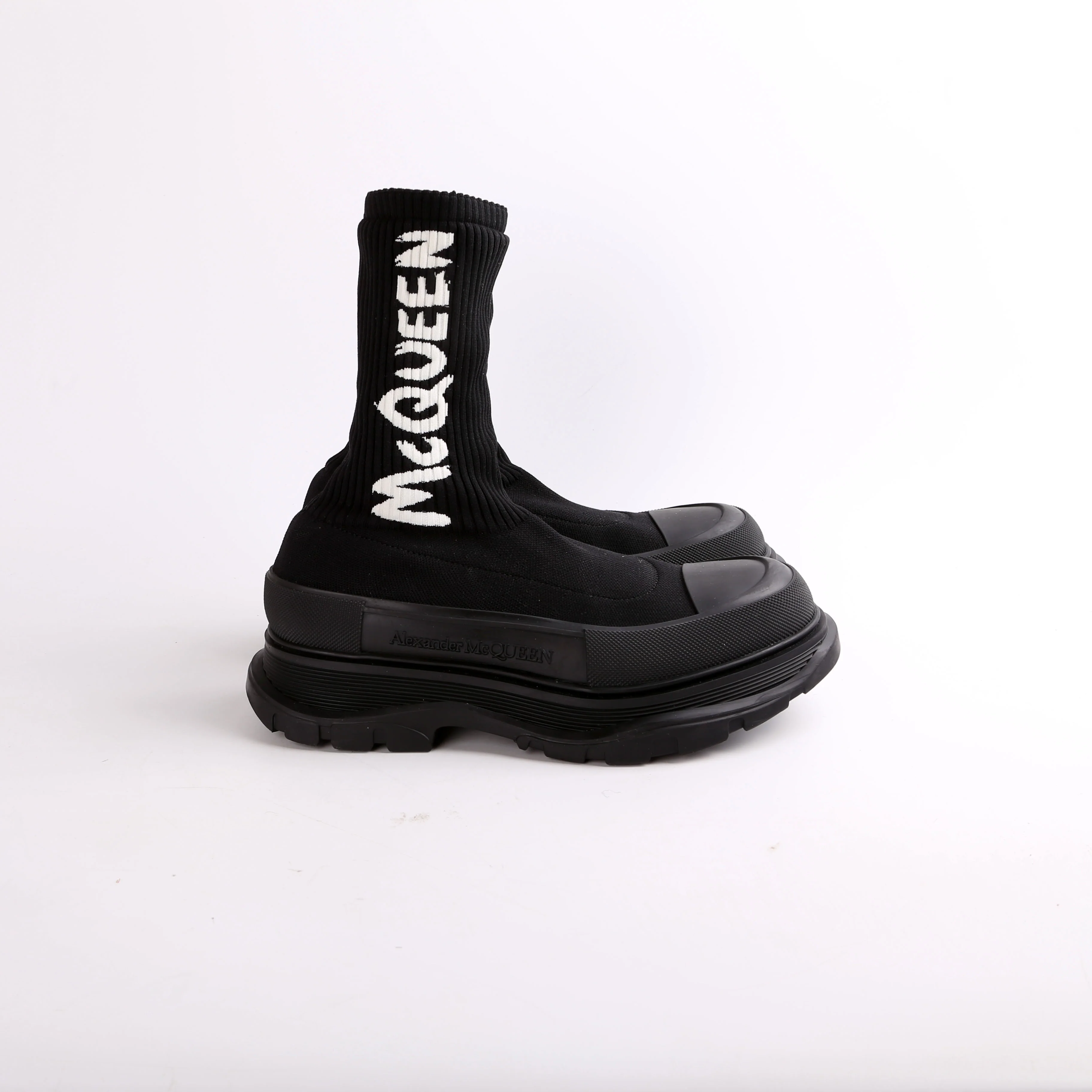 Tread Logo Sock Sneakers Size 40 - Image 5