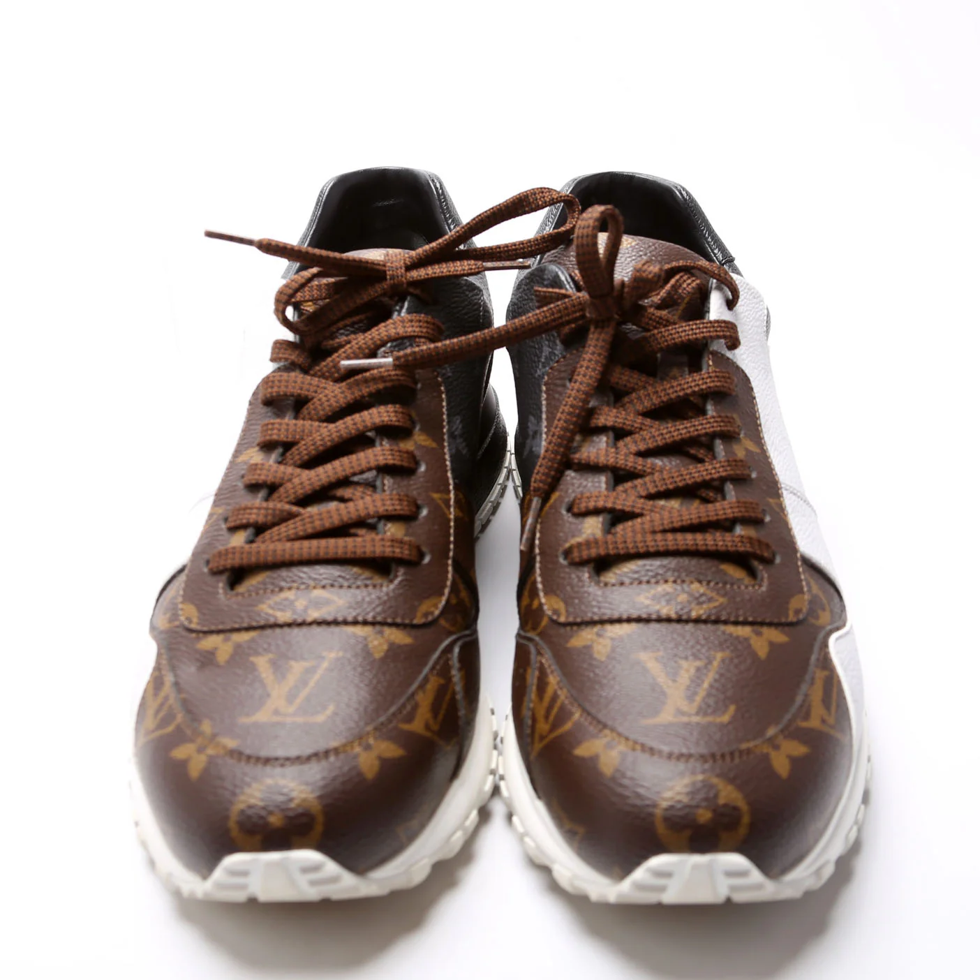 Tri-Color Run Away Sneakers Men's Size 9 (Women's Size 42) Brown/Black - Image 2