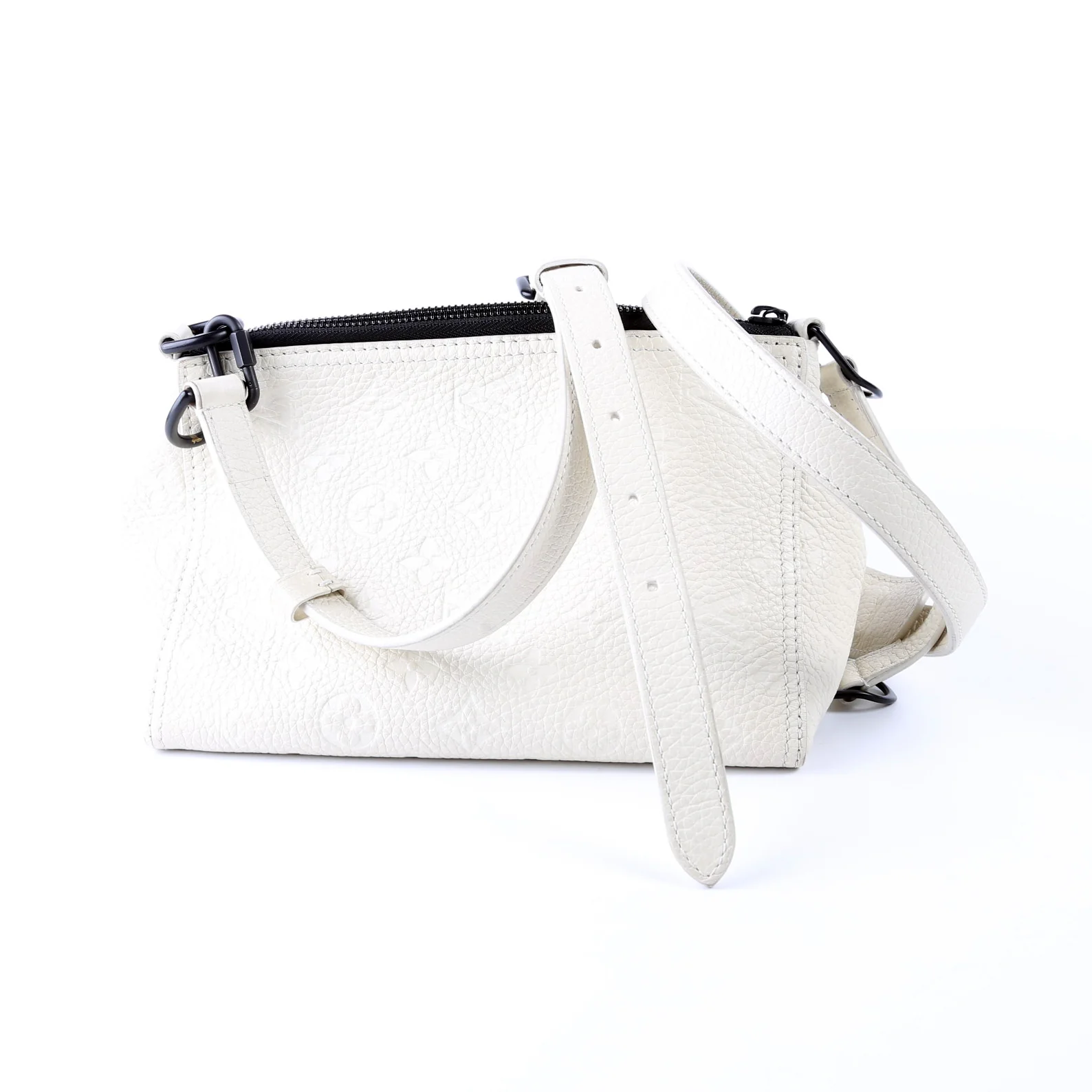 Triangle Crossbody Empreinte Cream - Image 2