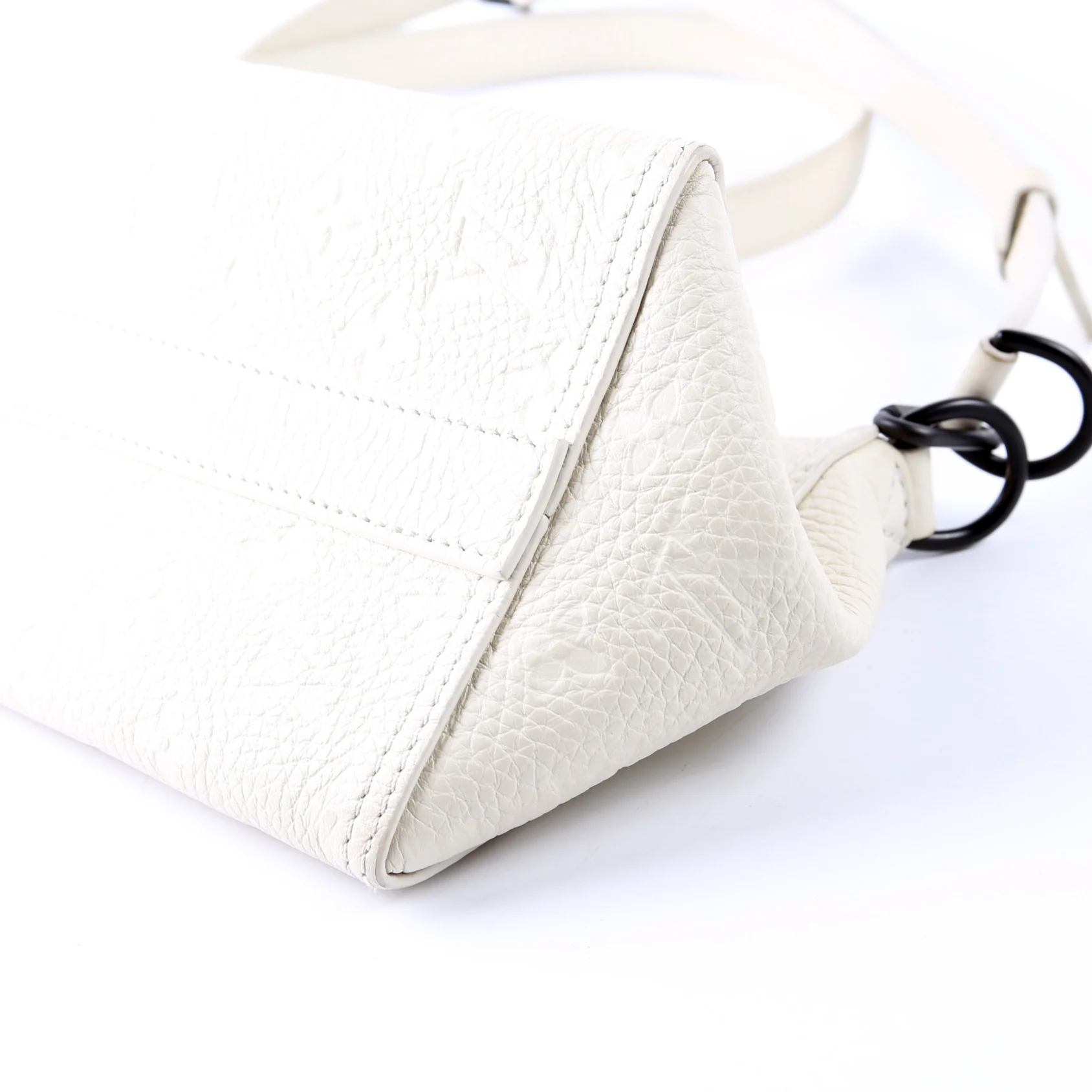 Triangle Crossbody Empreinte Cream - Image 7