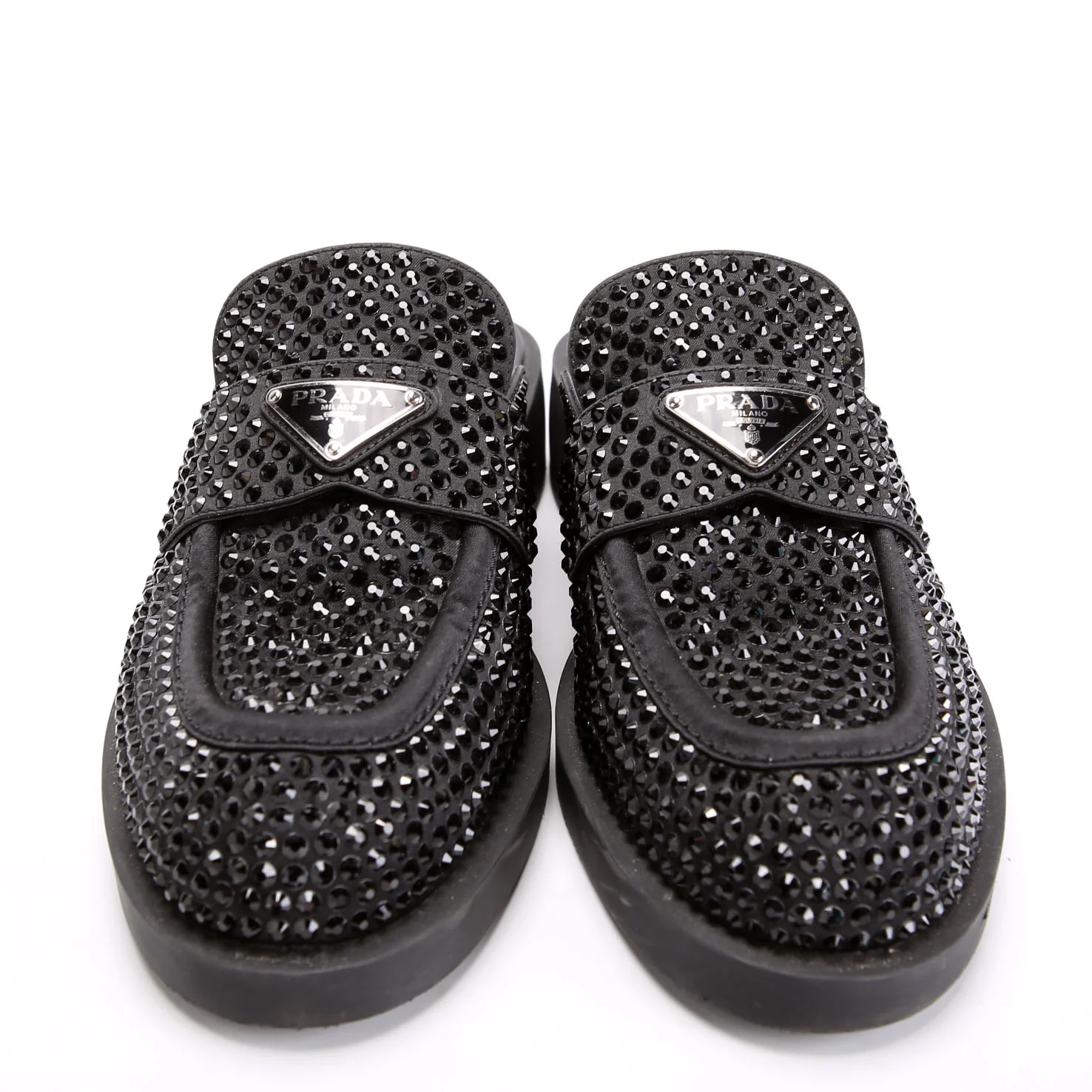 Triangle Crystal Mules Size 40.5 - Image 2