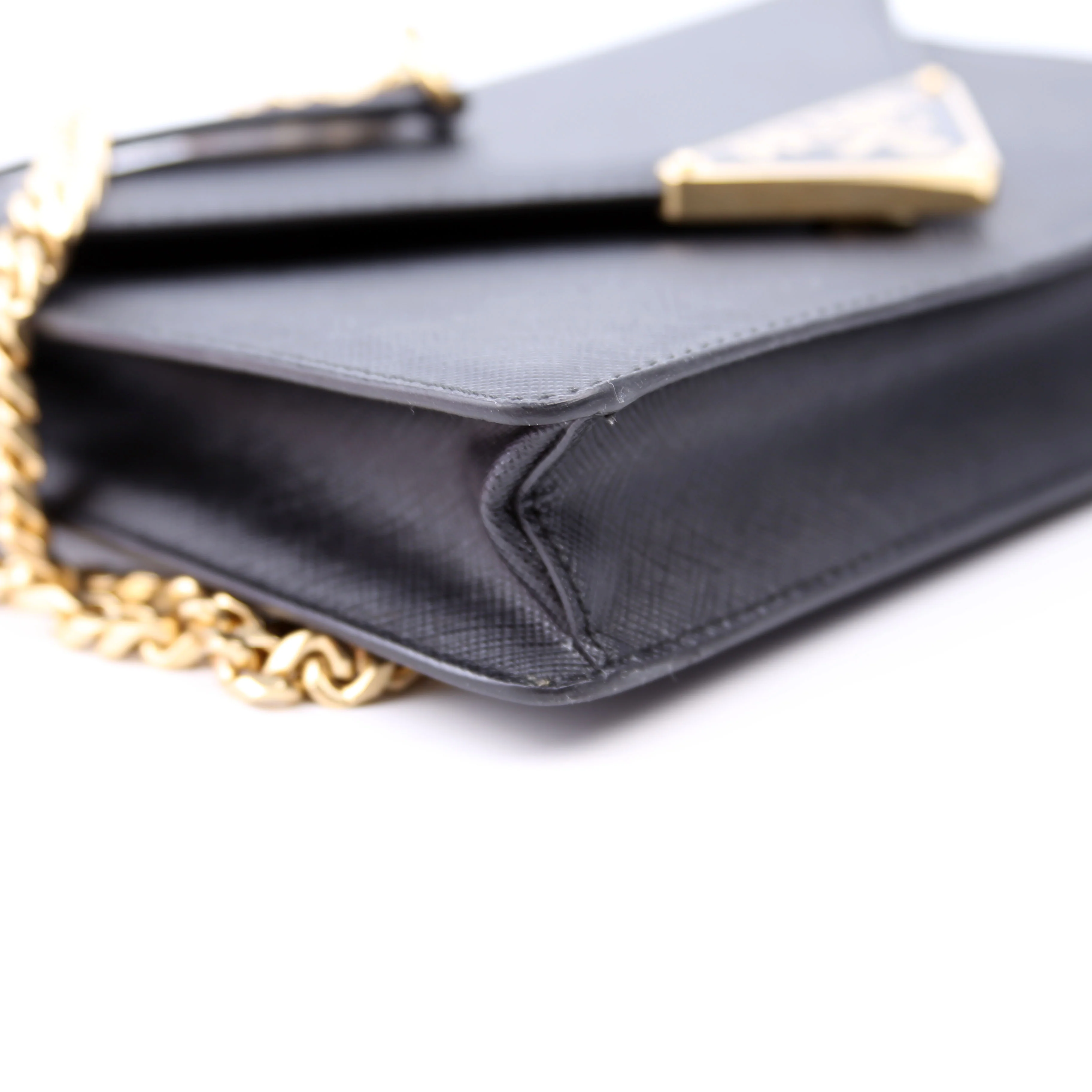 Triangle Envelope Saffiano Black - Image 6