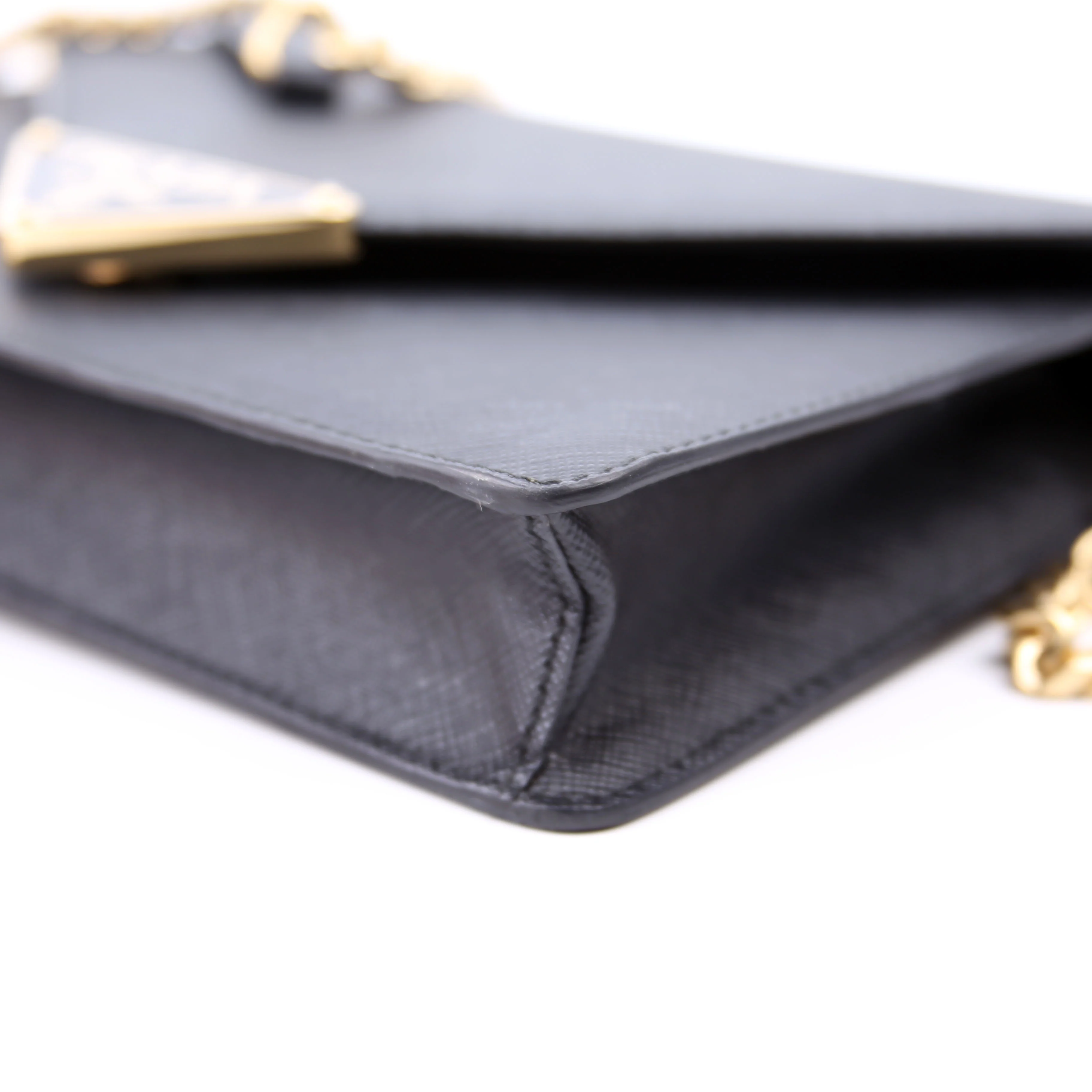 Triangle Envelope Saffiano Black - Image 7