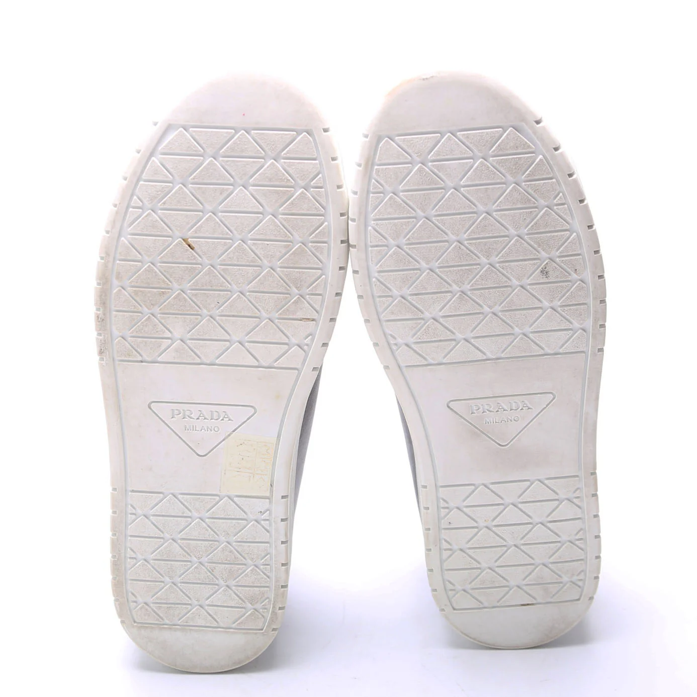 Triangle Logo Sneakers Size 36 Black/Gold - Image 6
