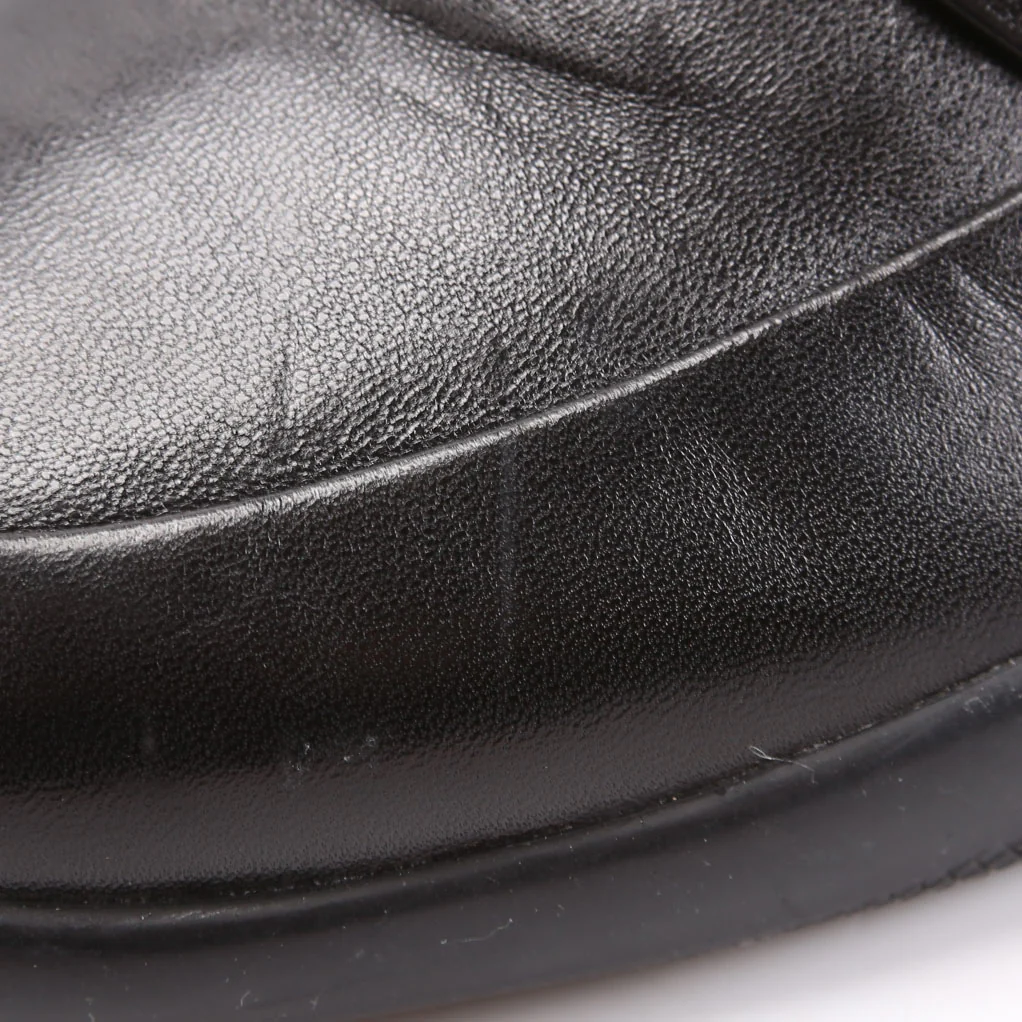 Triangle Logo Sport Loafers Size 40.5 Black - Image 6