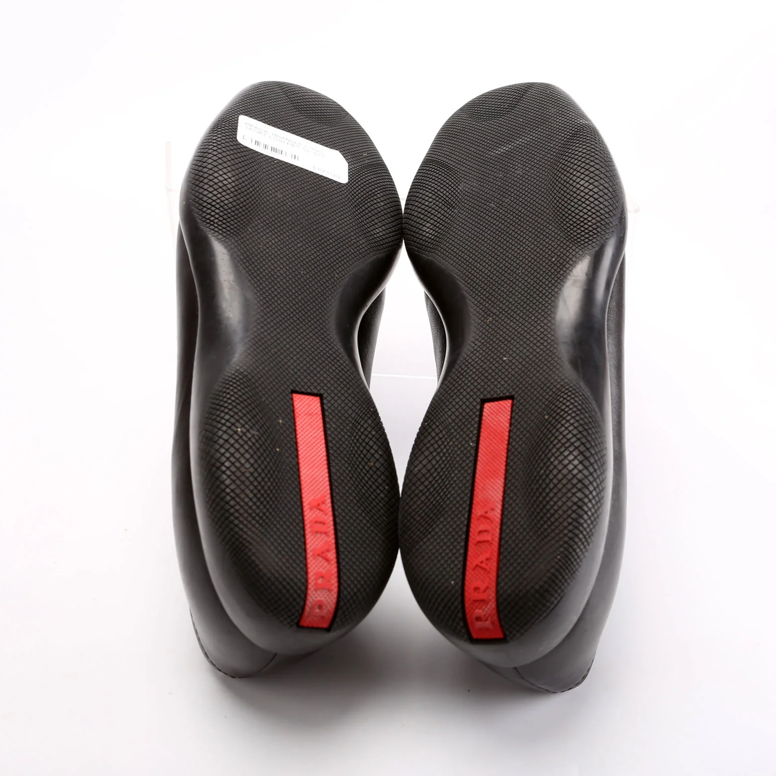 Triangle Logo Sport Loafers Size 40.5 Black - Image 8