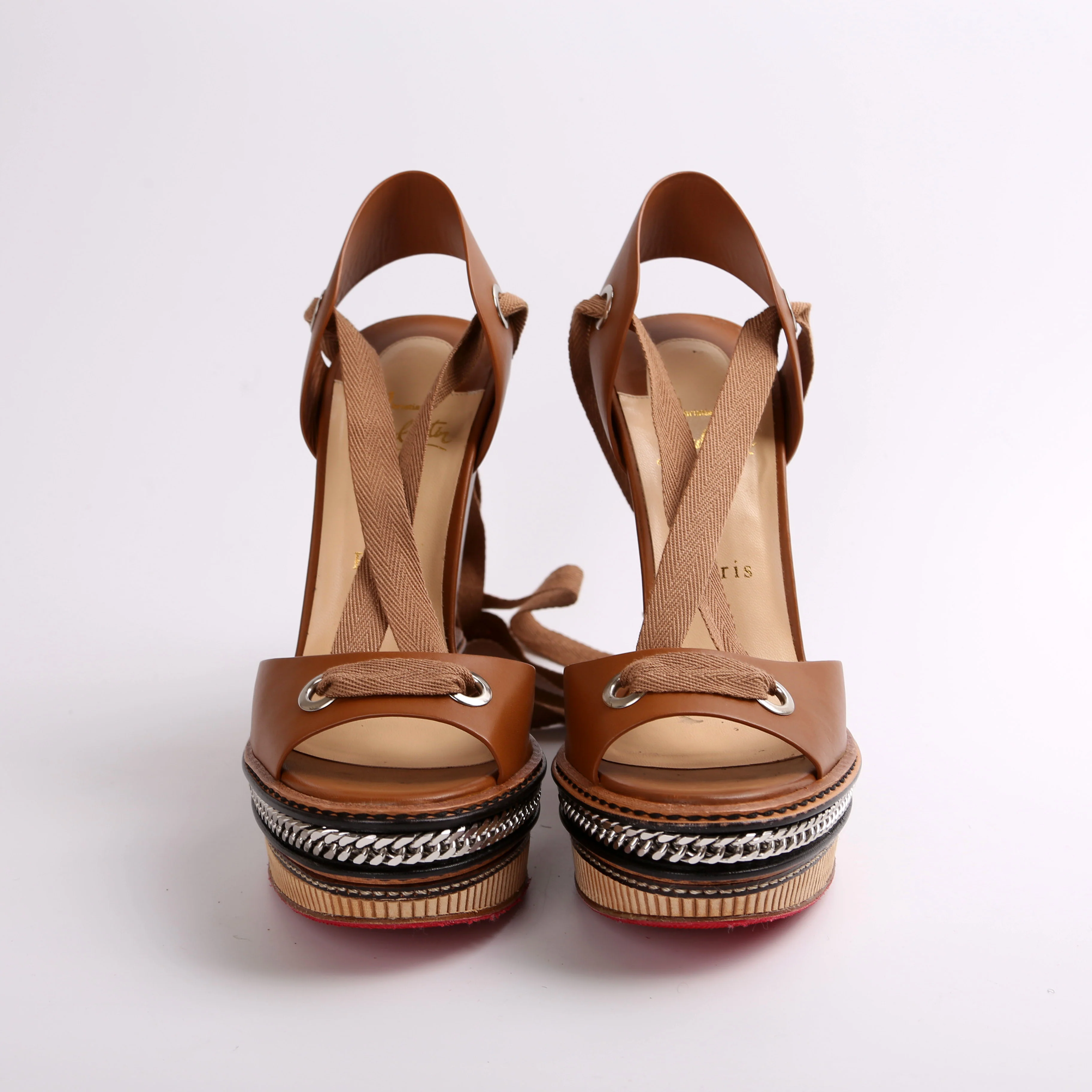 Tribuli 140MM Wedge Sandals Size 39 - Image 2