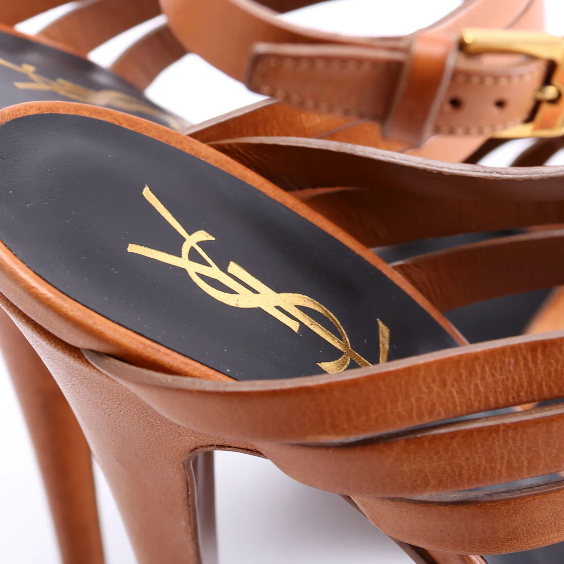 Tribute Gladiator Sandal Heels Size 40 Brown - Image 6