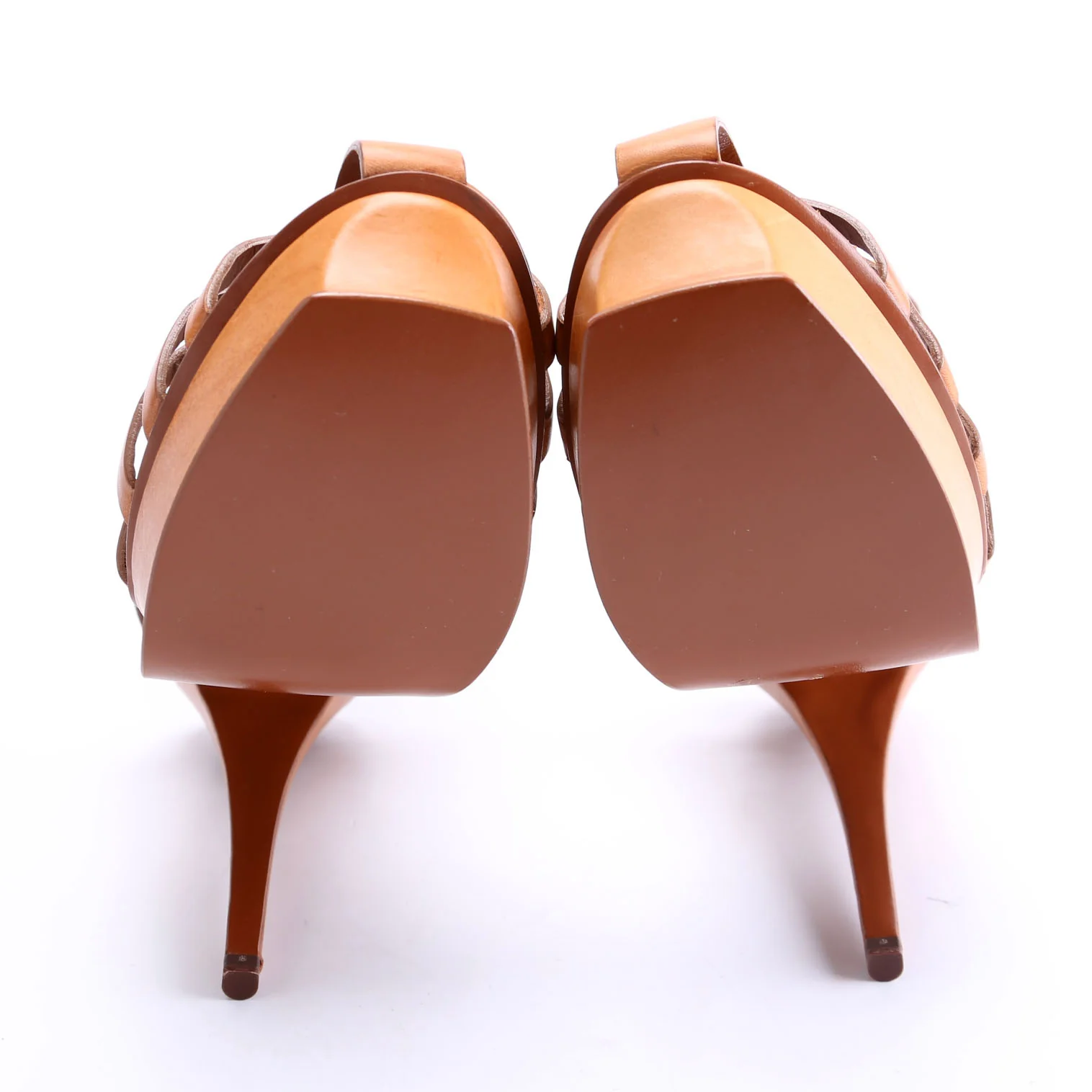 Tribute Gladiator Sandal Heels Size 40 Brown - Image 7