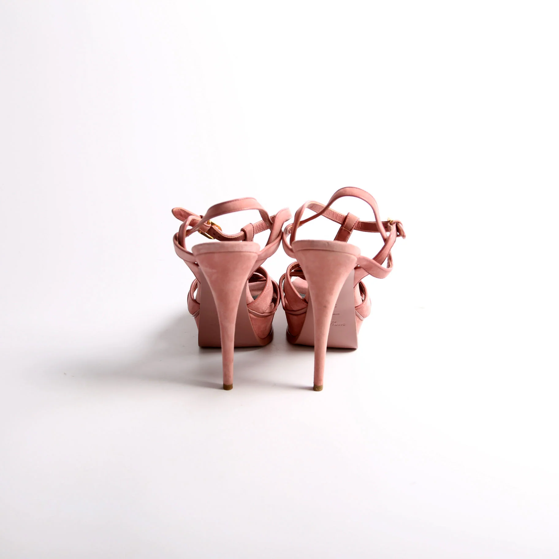 Tribute Platform Sandal Heel Size 38.5 Pink - Image 4