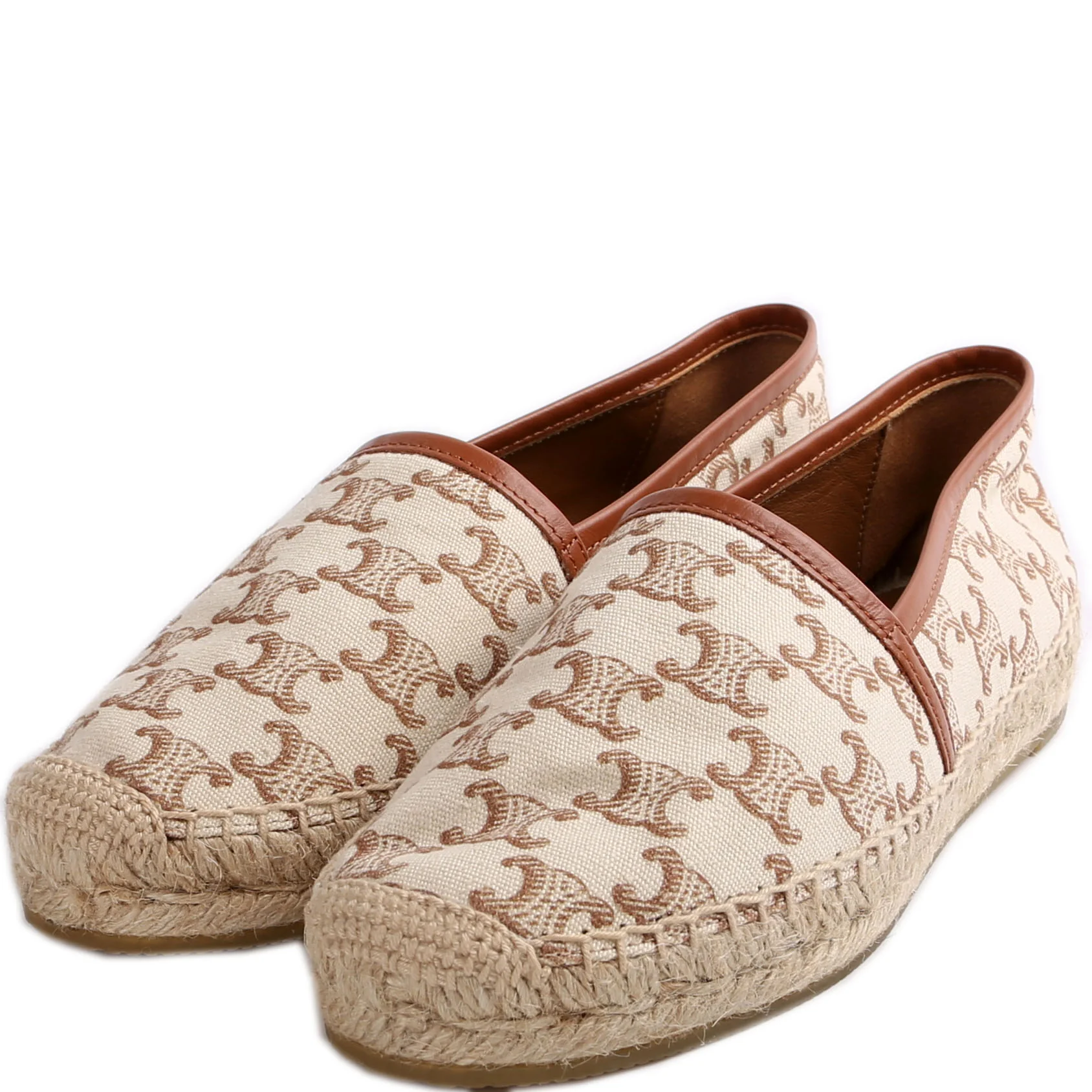 Triomphe Canvas Espadrilles Size 38