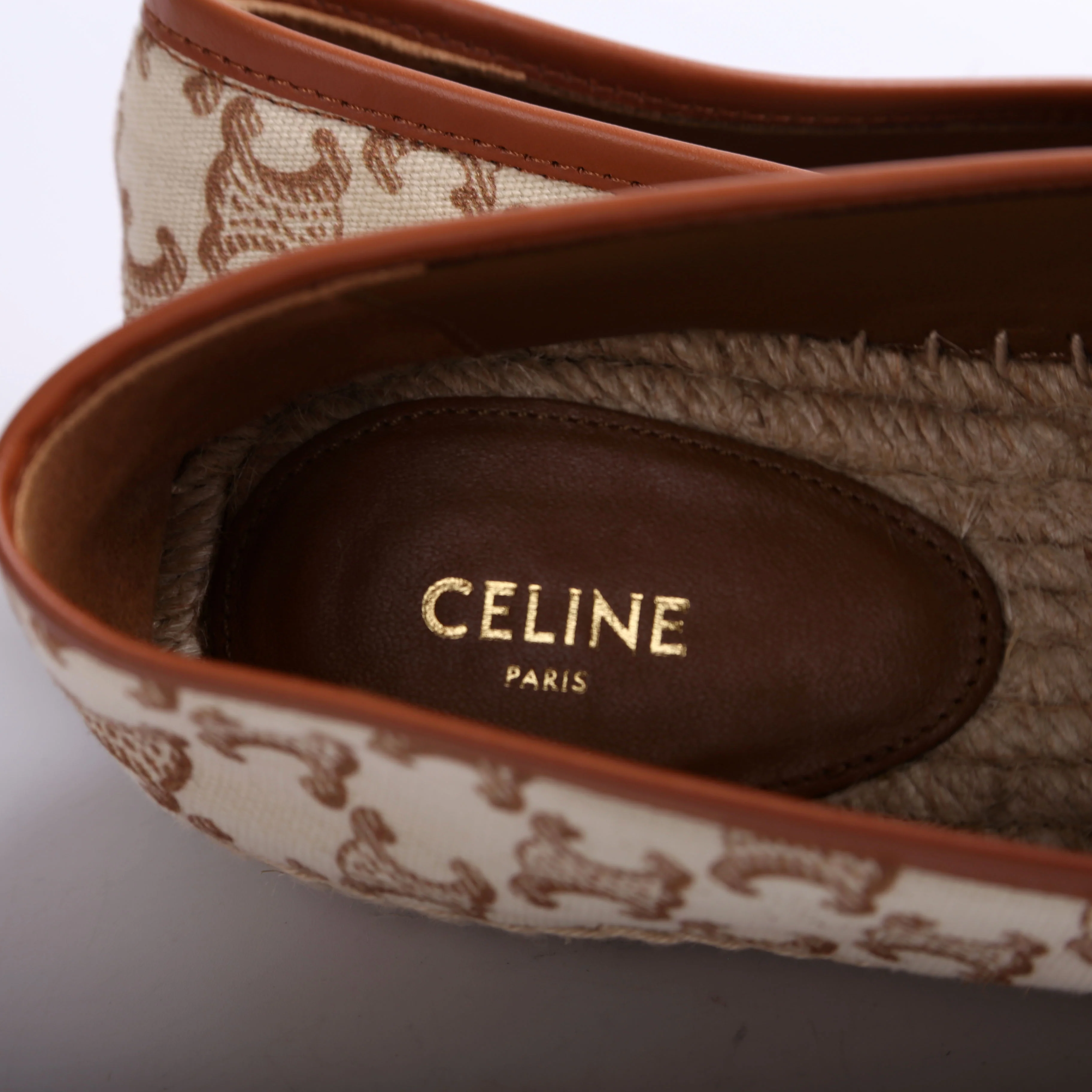 Triomphe Canvas Espadrilles Size 38 - Image 6
