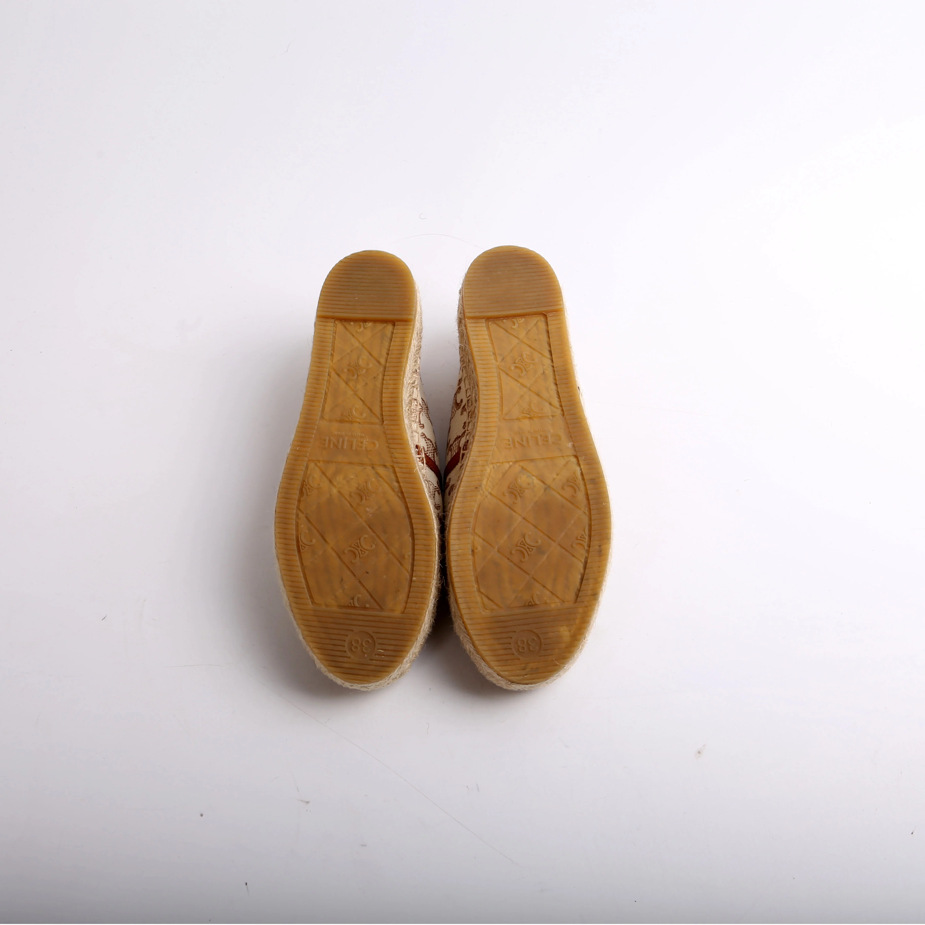 Triomphe Canvas Espadrilles Size 38 - Image 7