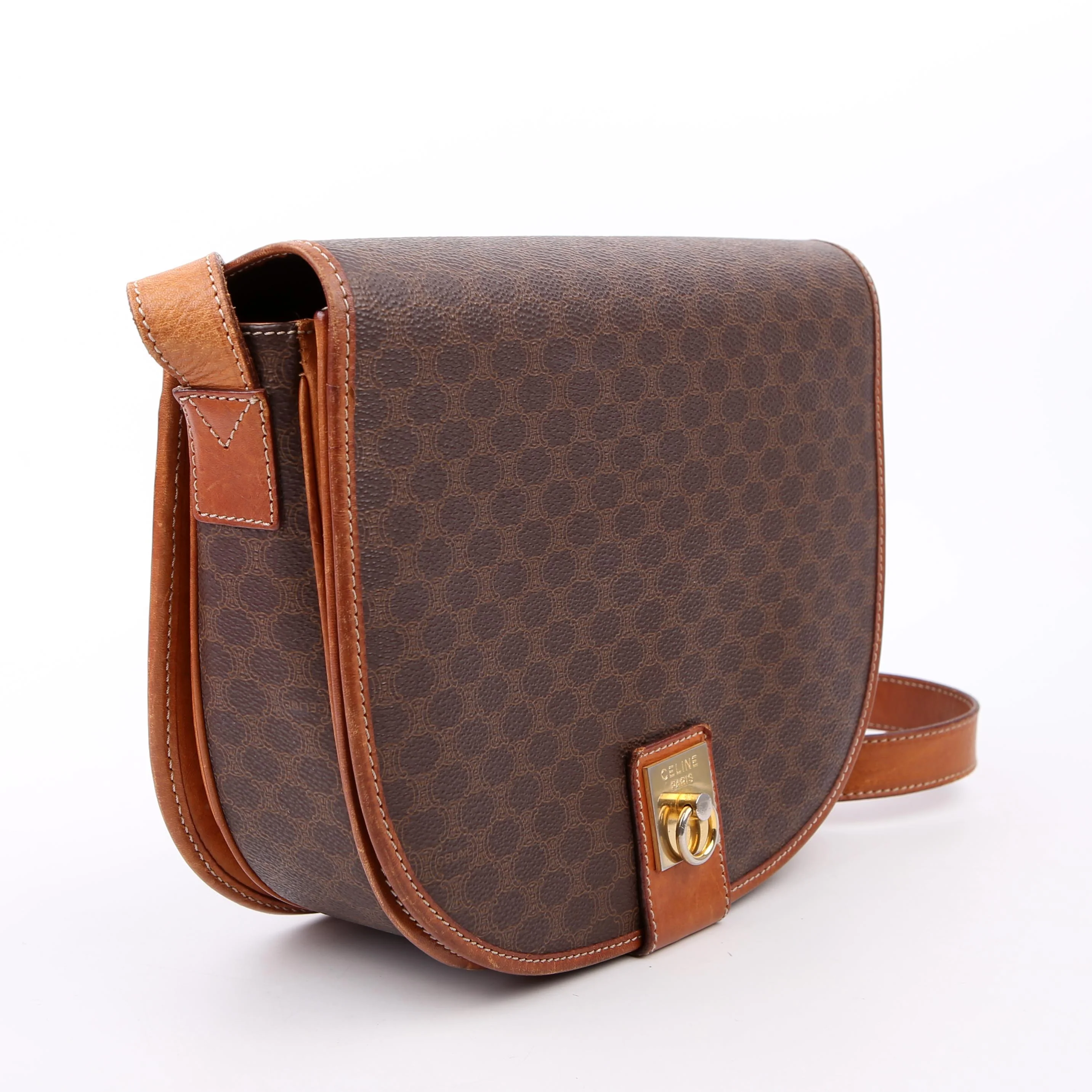 Triomphe Crossbody Vintage Brown - Image 2