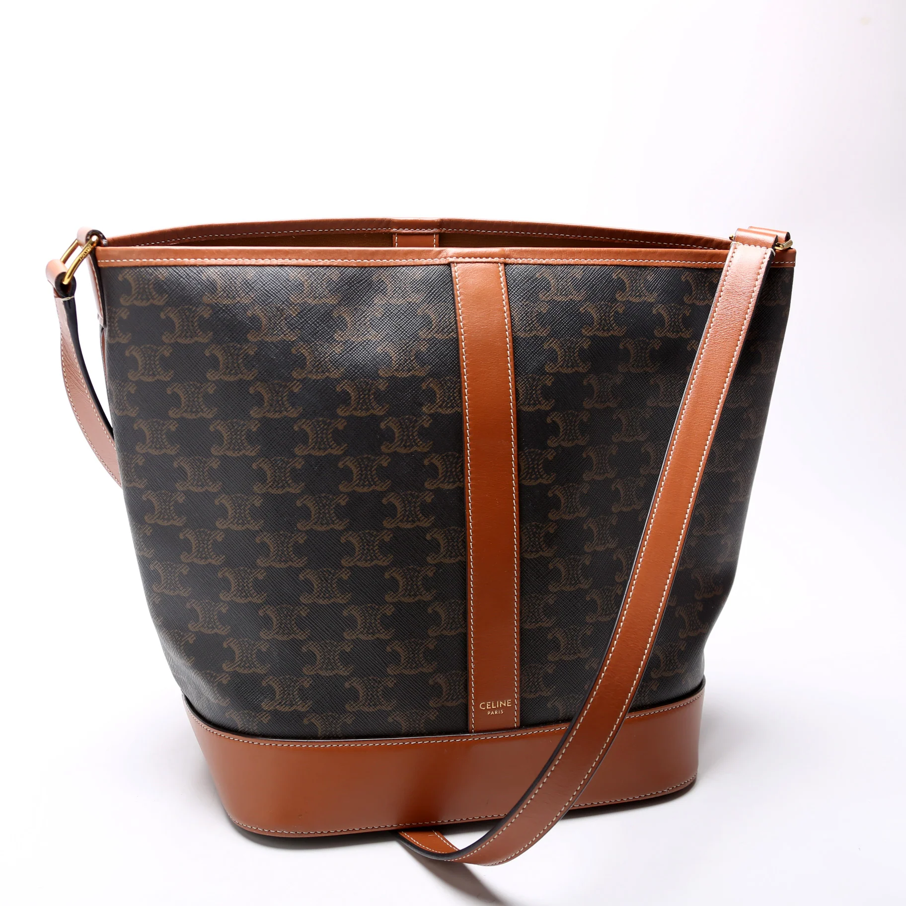 Triomphe Medium Bucket Bag - Image 2