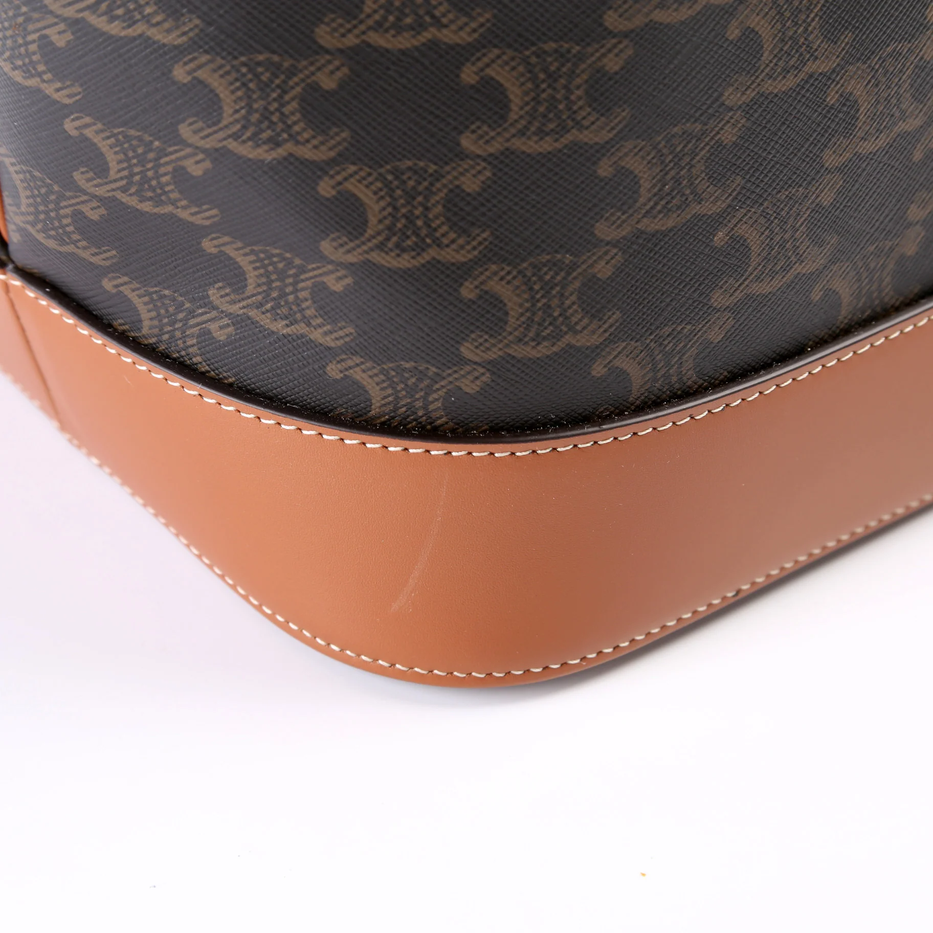 Triomphe Medium Bucket Bag - Image 6