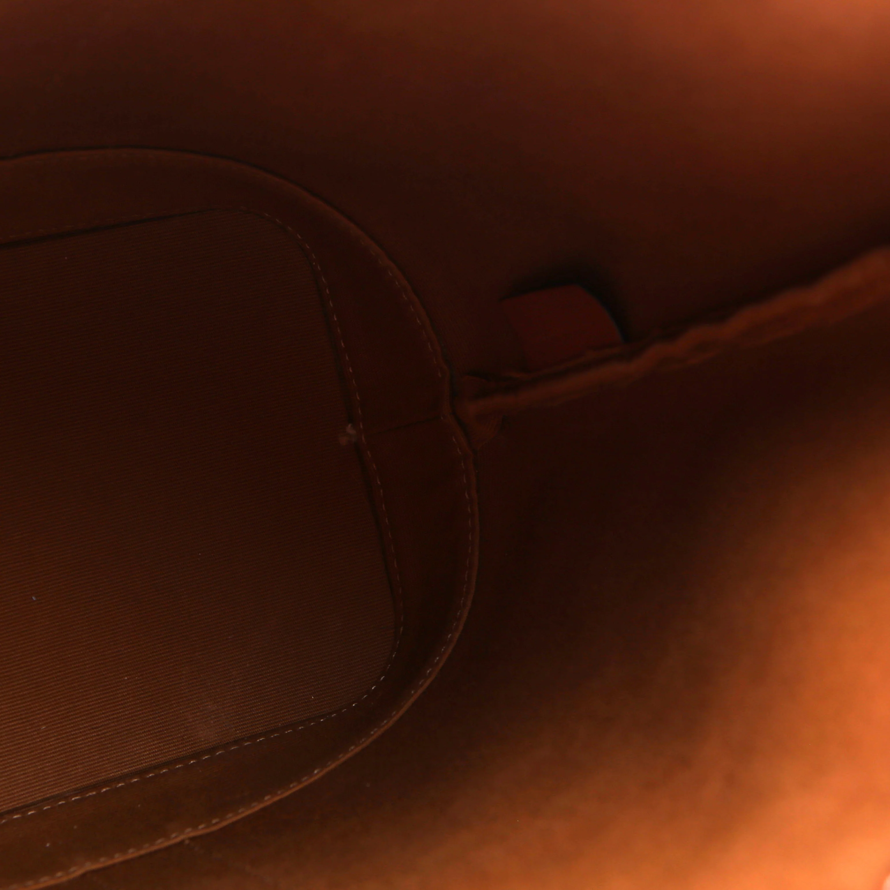 Triomphe Small Bucket Bag Brown - Image 12