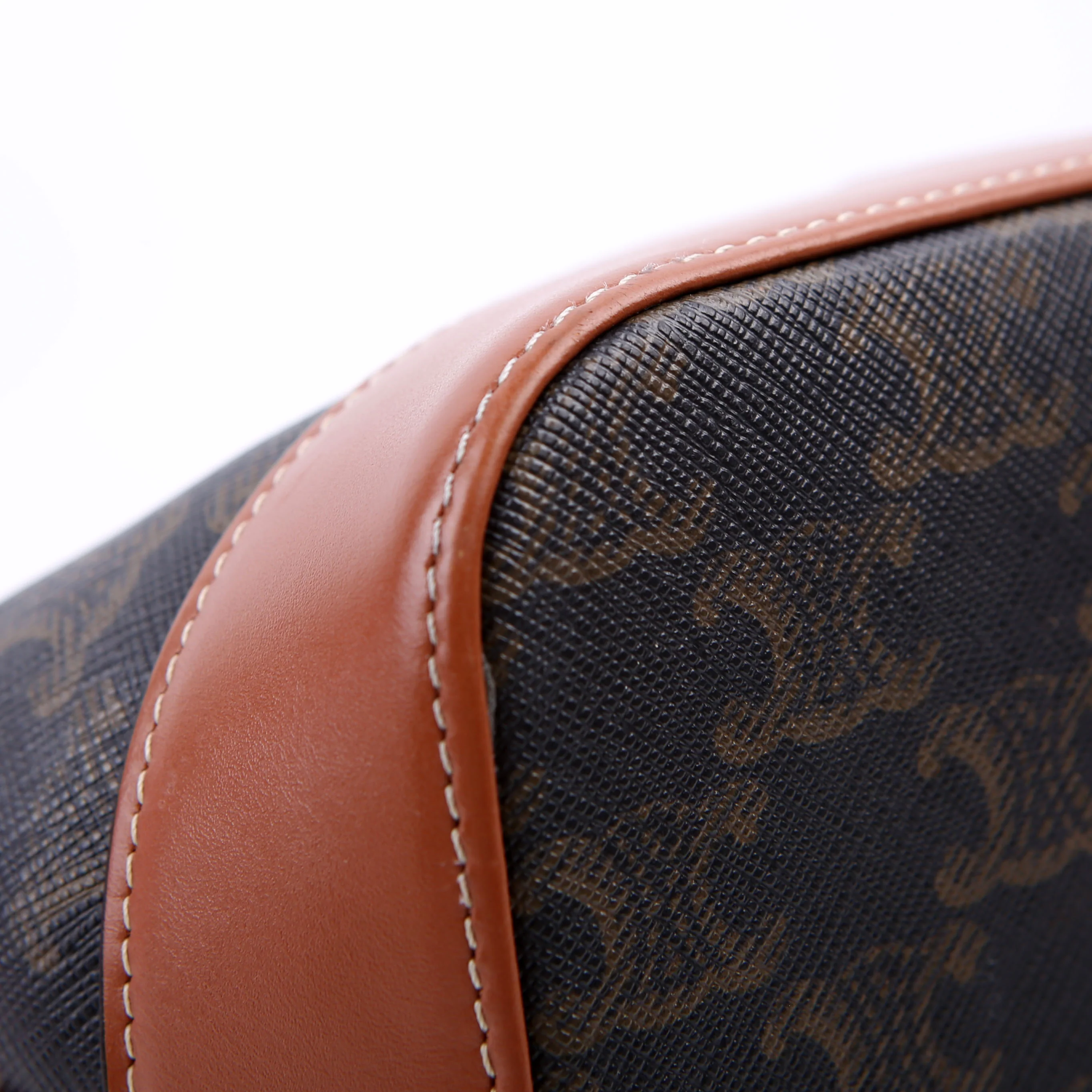 Triomphe Small Bucket Bag Brown - Image 5