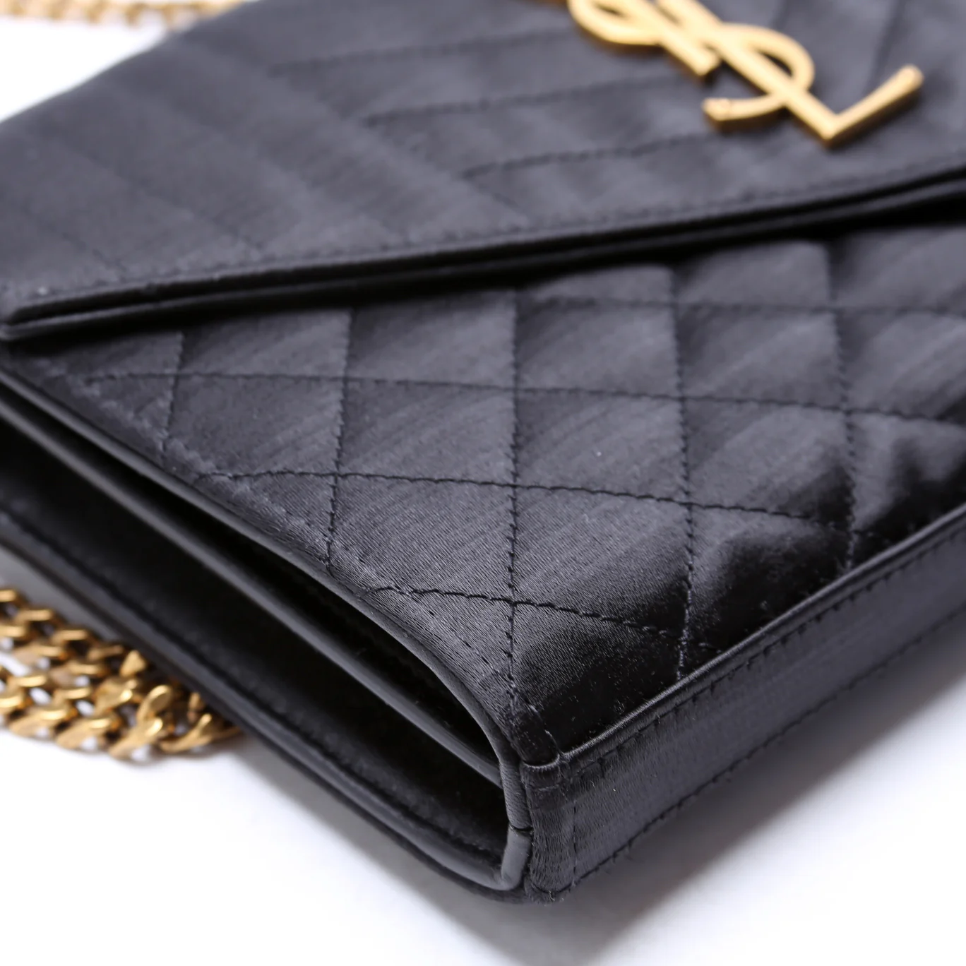 Triquilt Satin Chain Wallet 620280 - Image 5