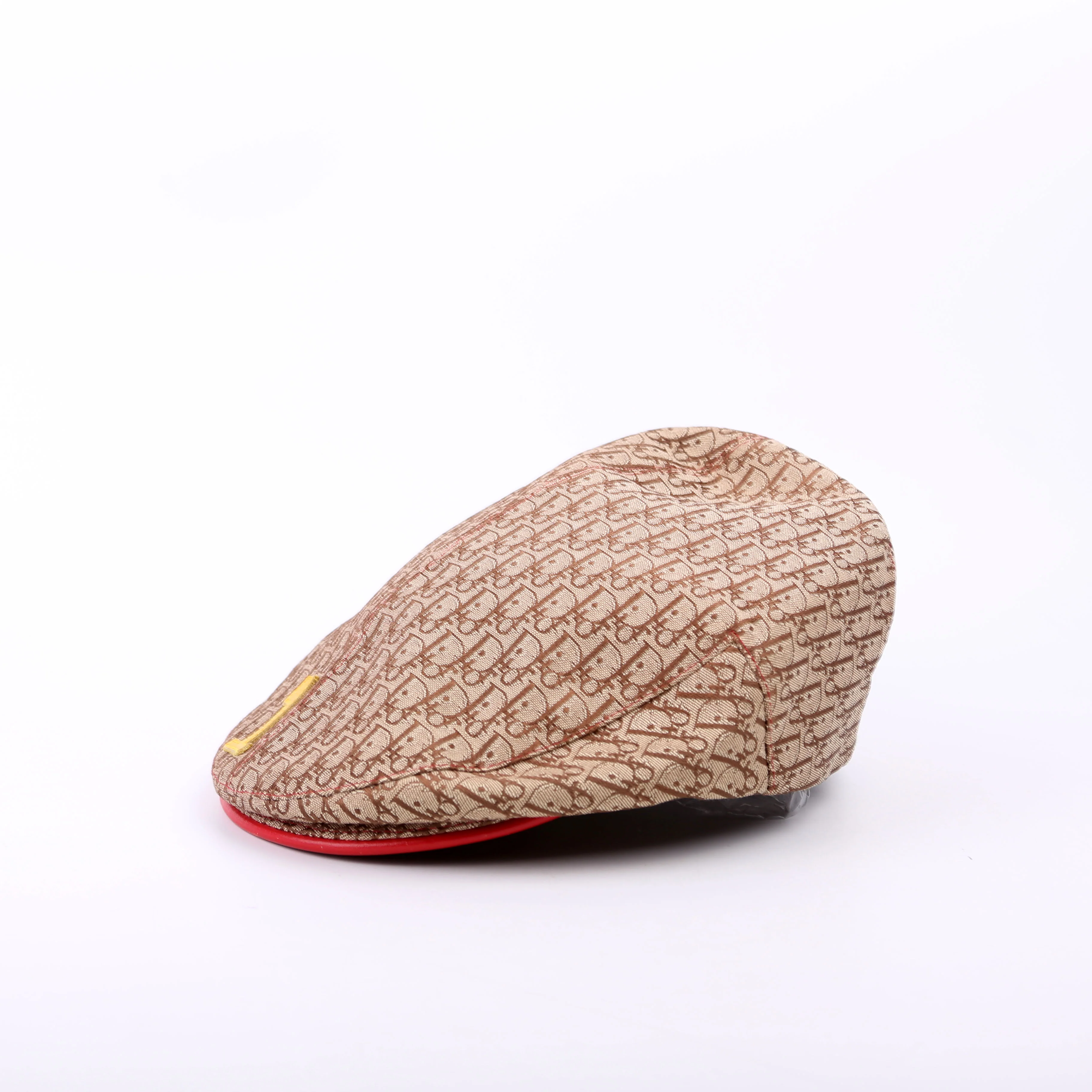 Trotter Canvas Rasta Newsboy Cap Size 56 - Image 2