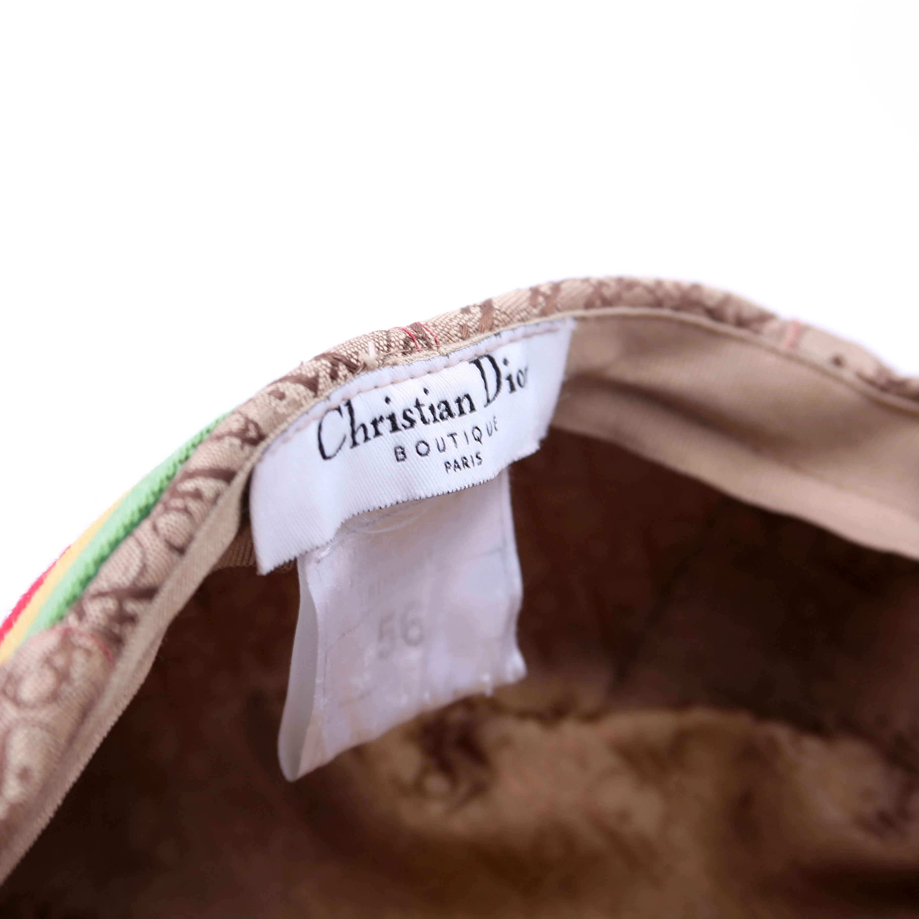 Trotter Canvas Rasta Newsboy Cap Size 56 - Image 6