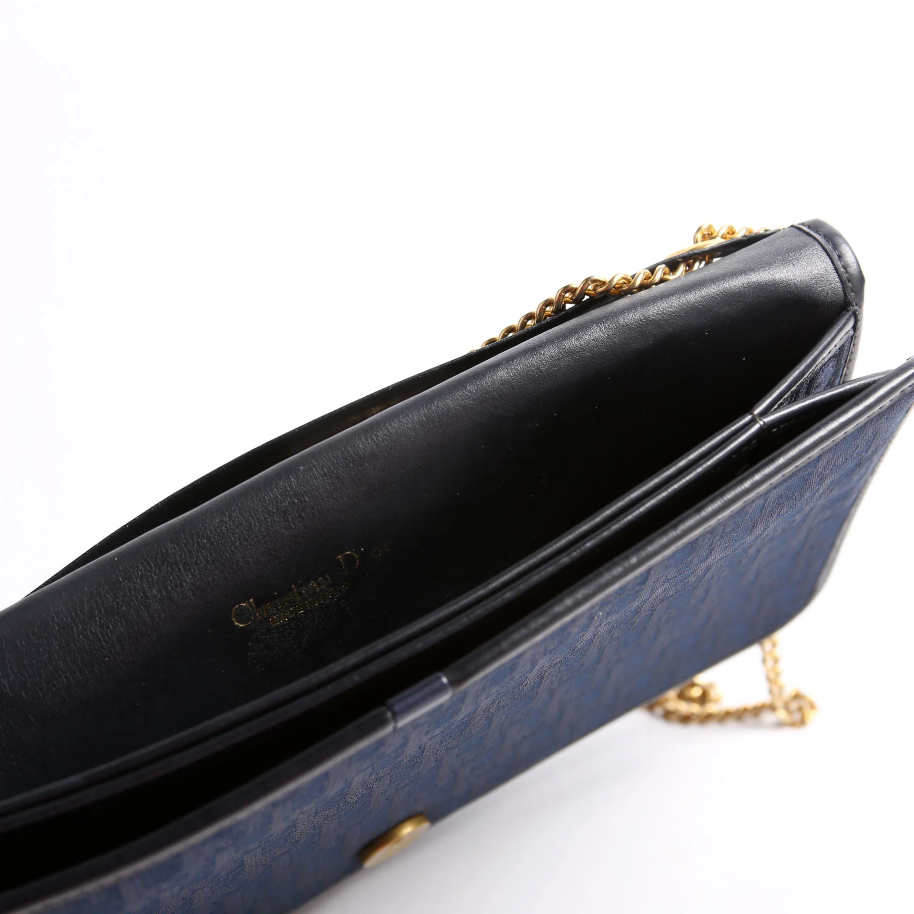 Trotter Clutch On Chain Vintage Navy - Image 8