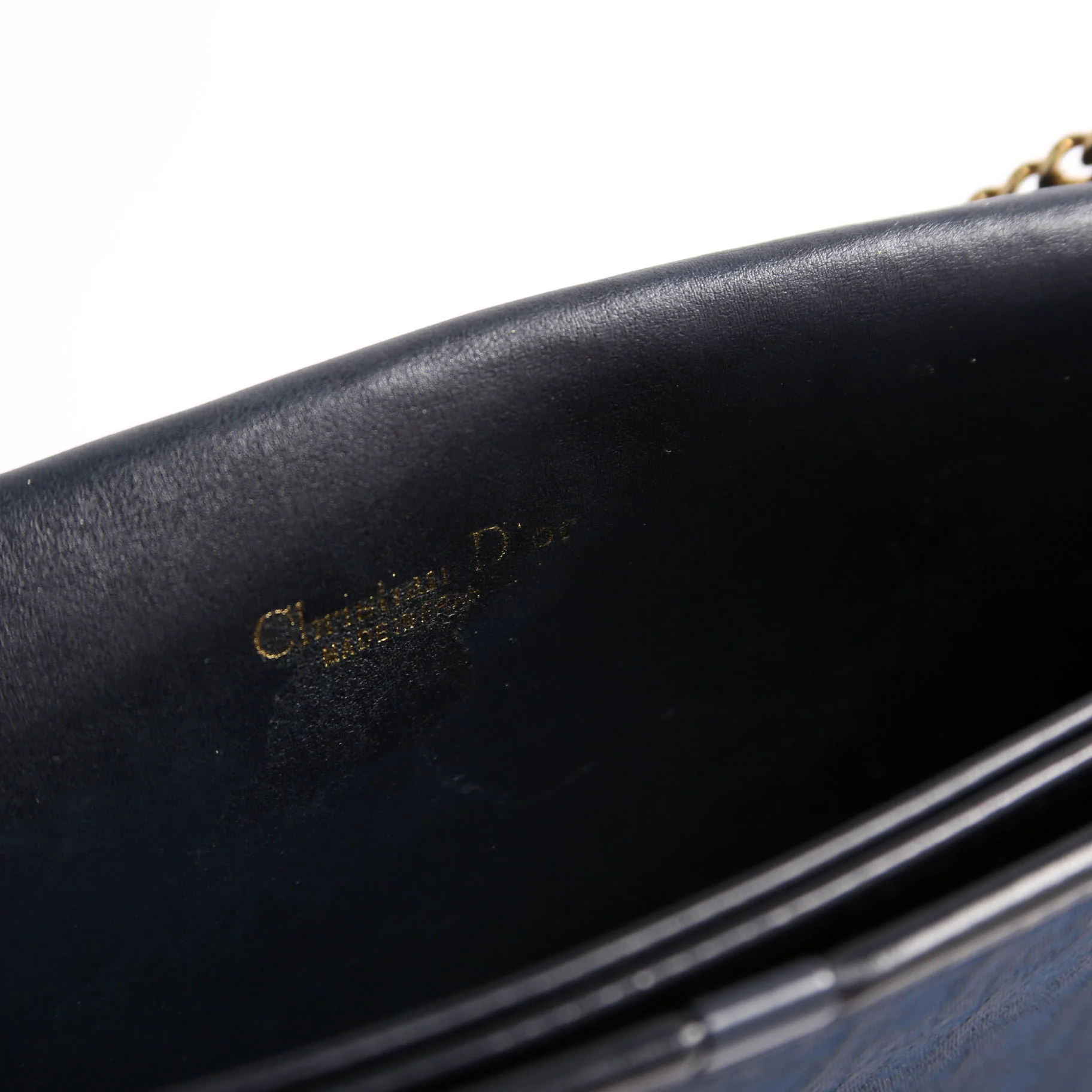 Trotter Clutch On Chain Vintage Navy - Image 9