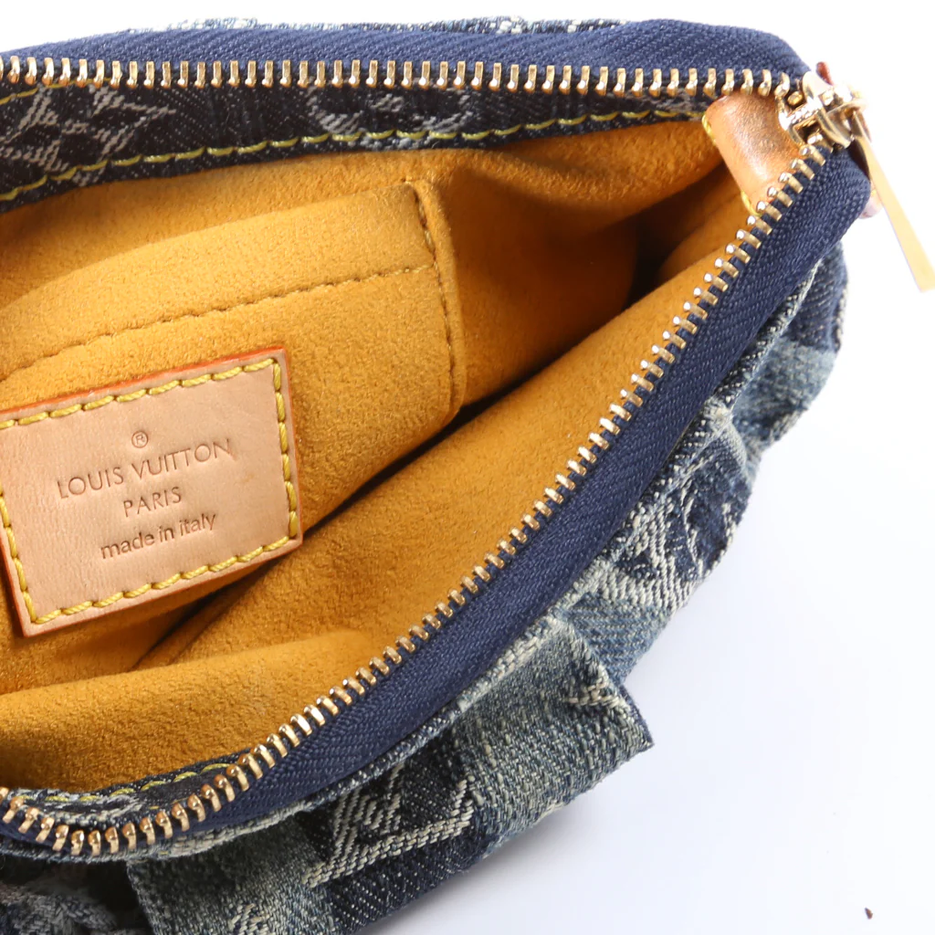 Trousse Raye Cosmetic Pouch Denim Monogram - Image 8