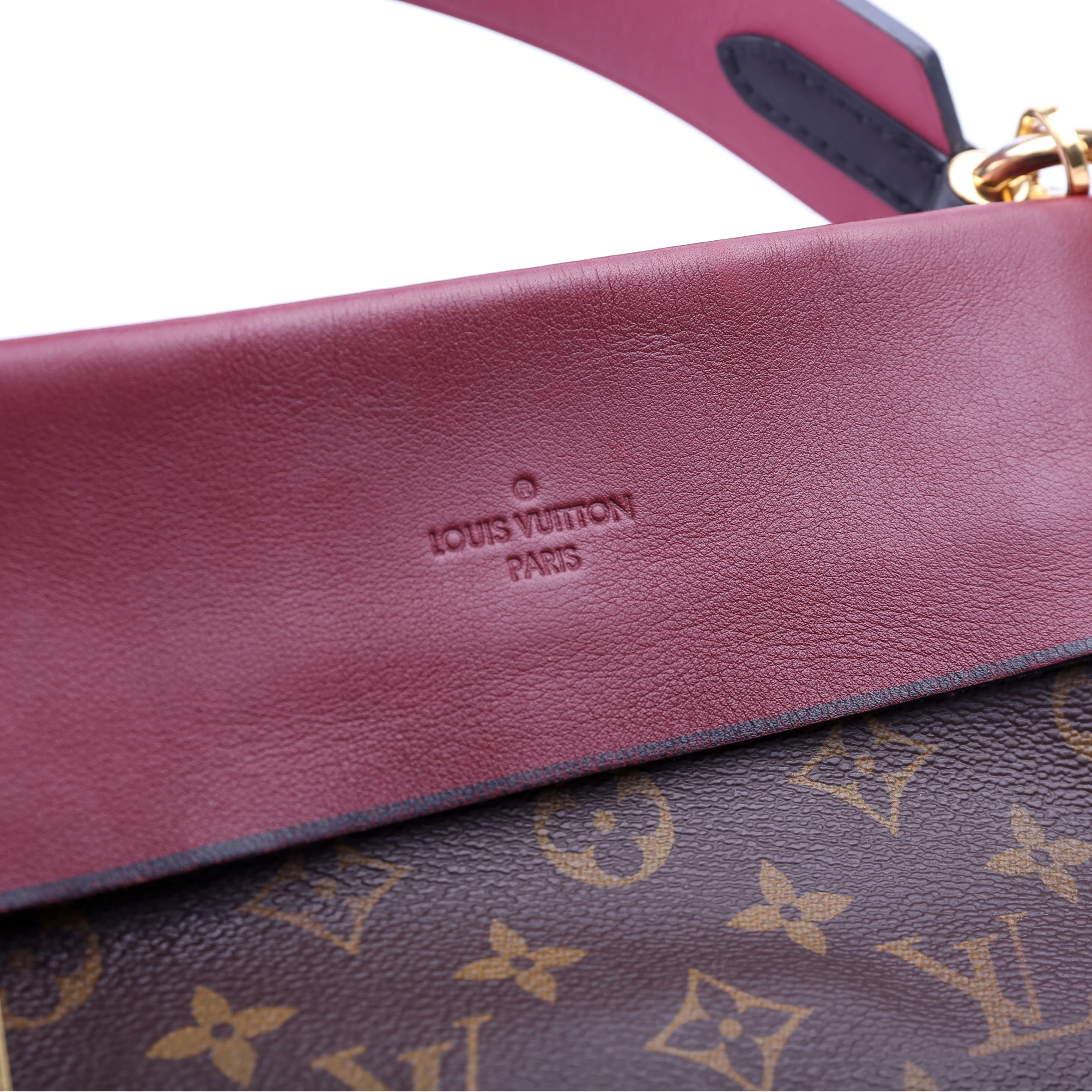 Tuileries Besace Hobo Monogram Burgundy - Image 8