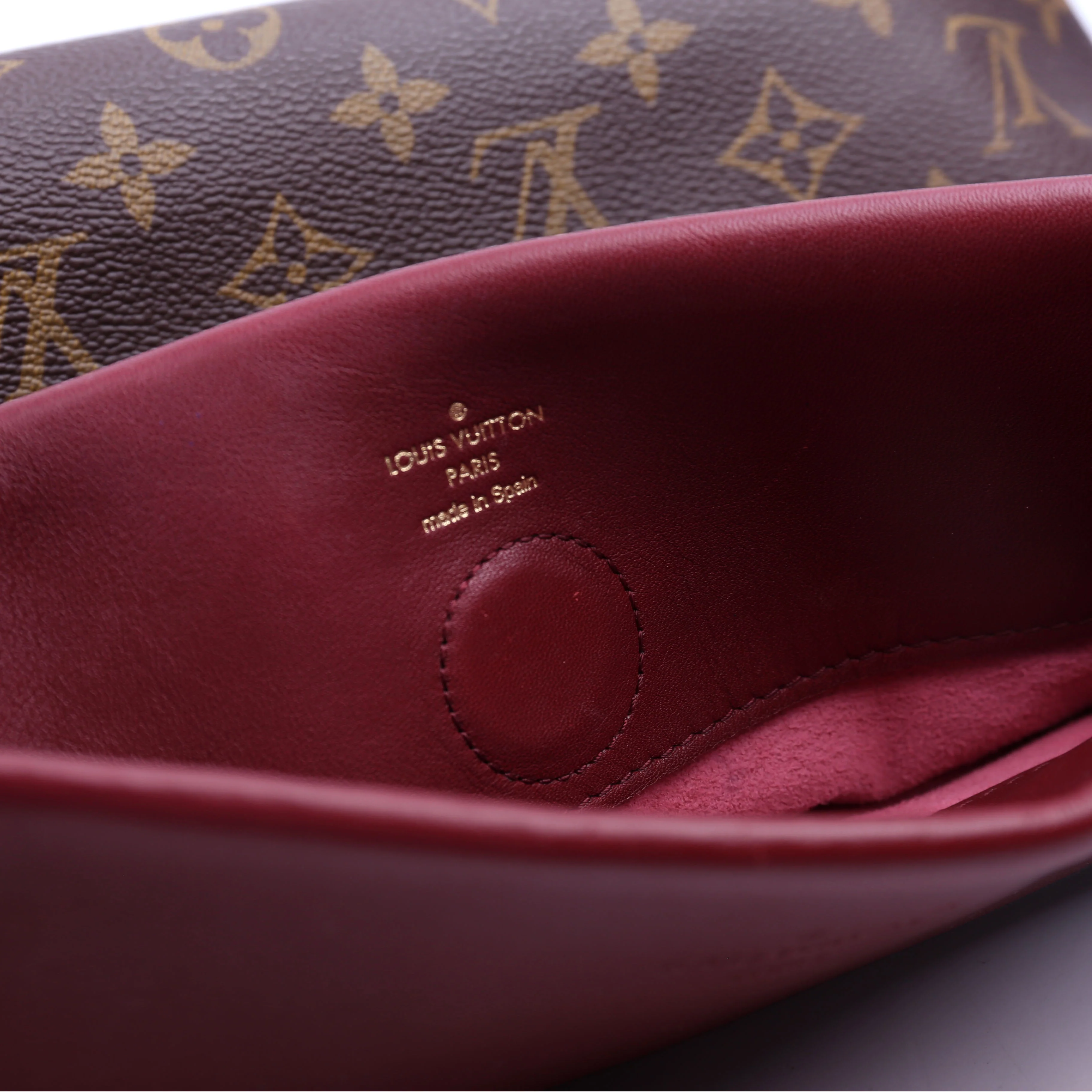 Tuileries Besace Hobo Monogram Burgundy - Image 9