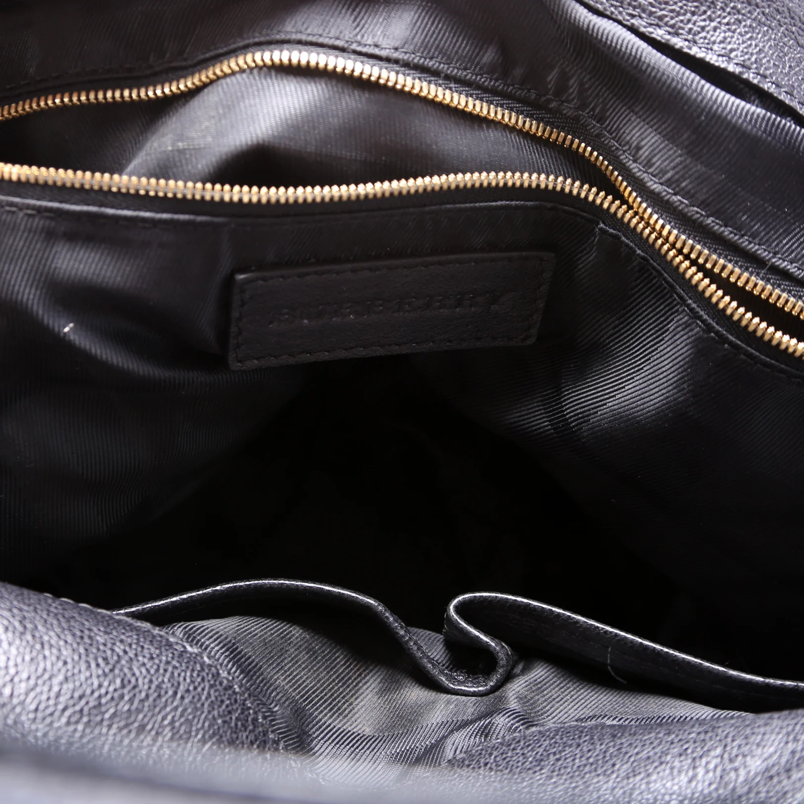 Turn Lock Buffalo Leather E/W Tote - Image 8
