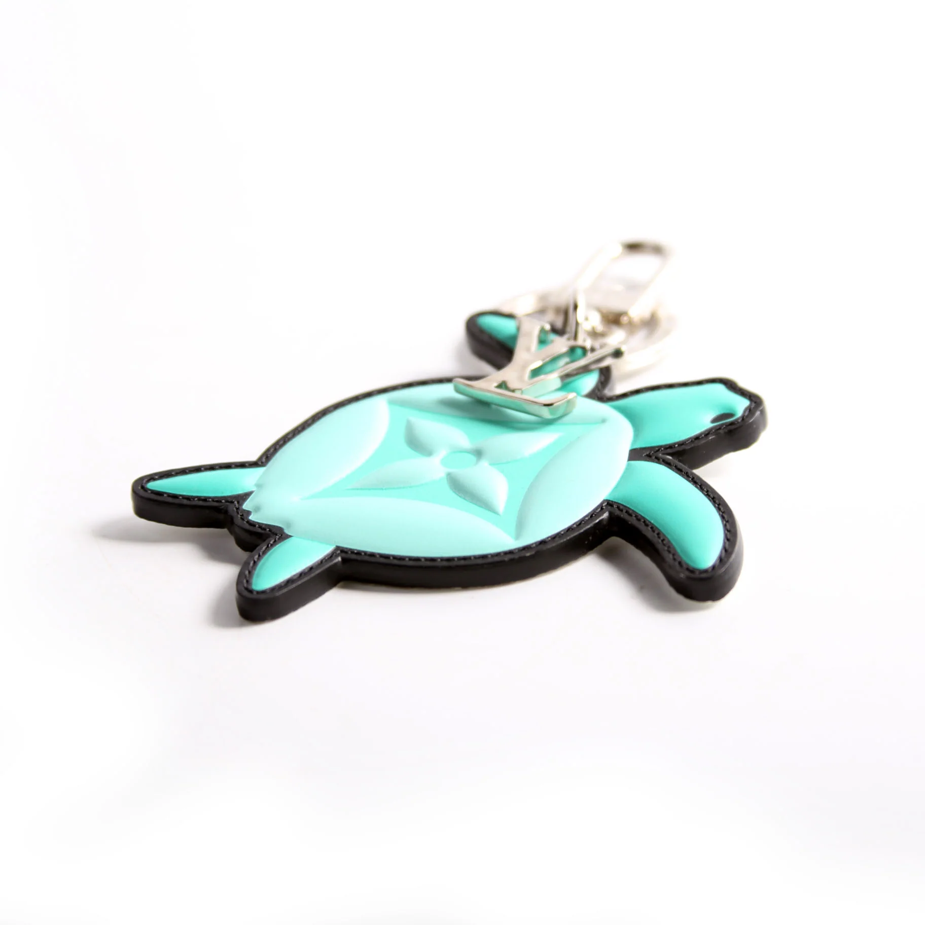 Turtle Bag Charm/Key Ring Teal - Image 2