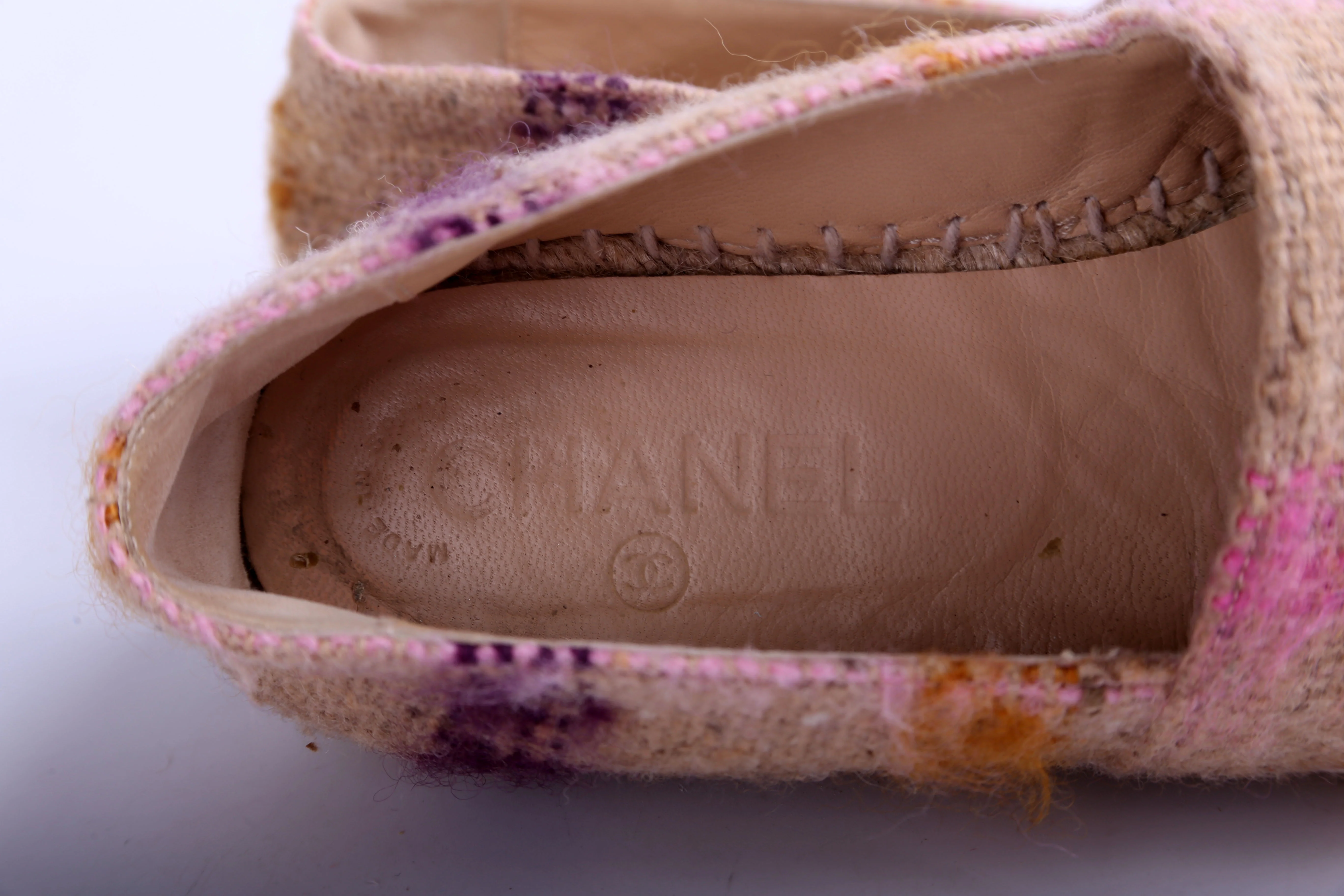 Tweed CC Espadrilles Size 36 - Image 6