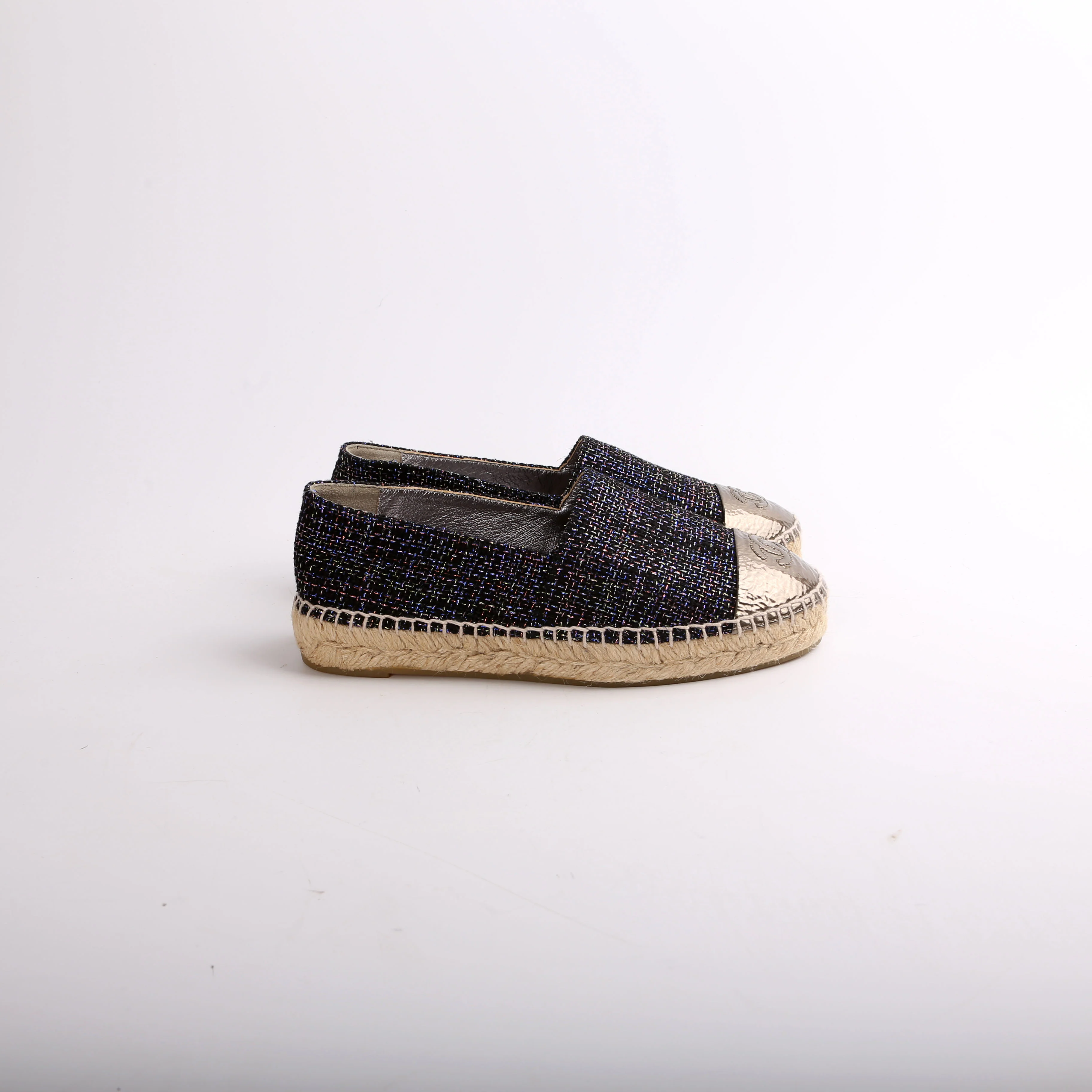 Tweed CC Espadrilles Size 36 - Image 5