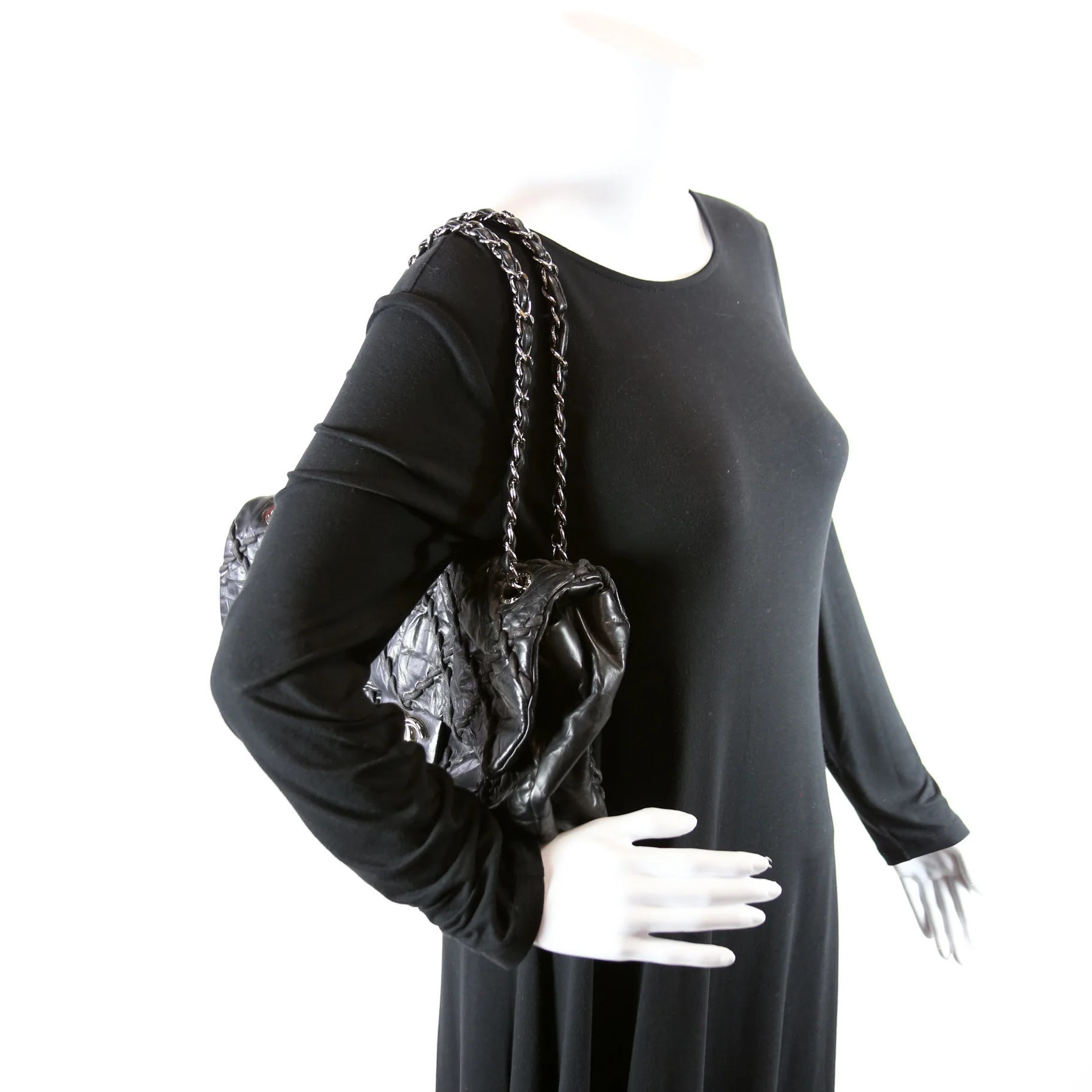 Ultra Stitch Jumbo Flap Calfskin 14M Black - Image 10