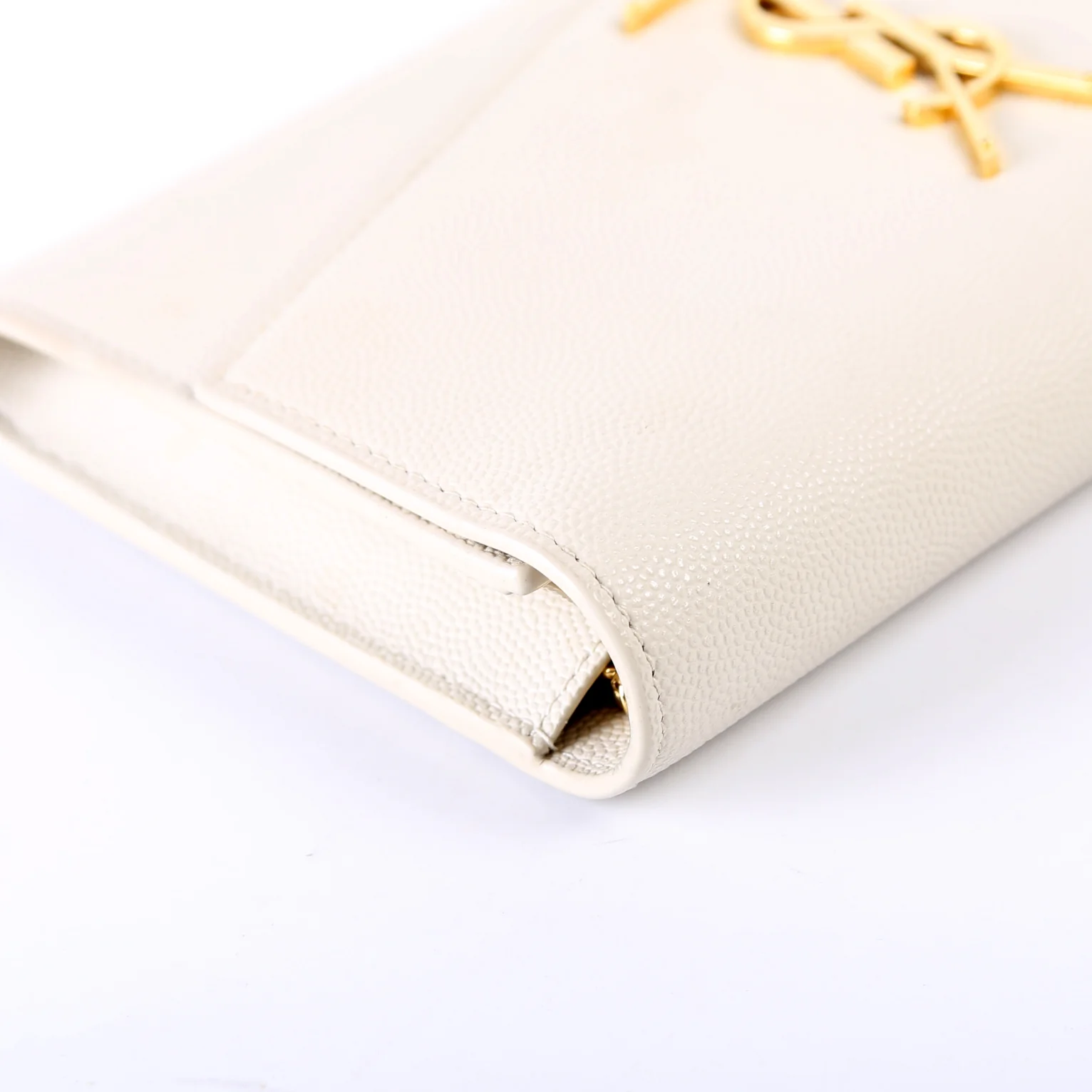 Uptown Chain Wallet Grain 607788 Cream - Image 8