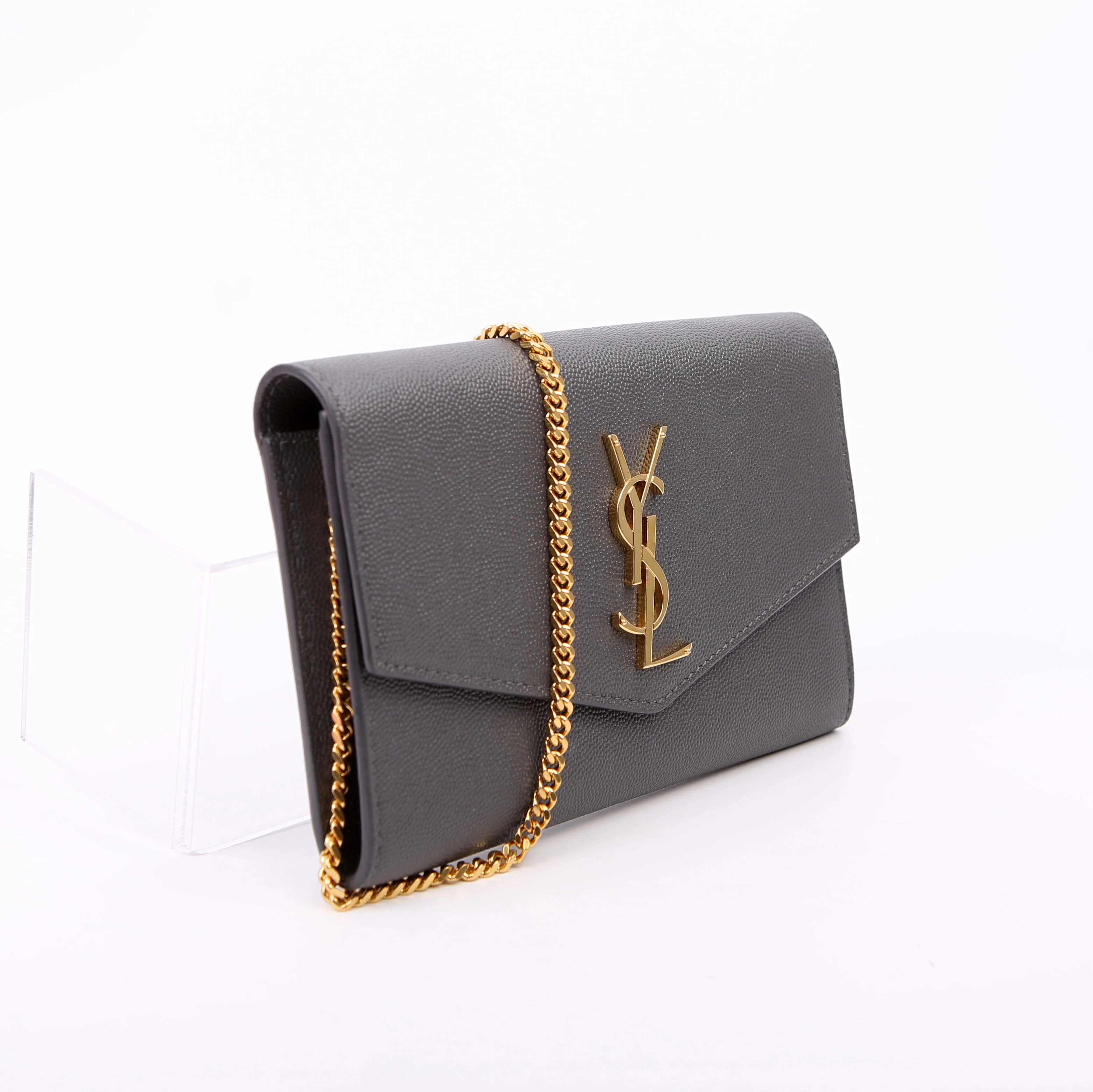 Uptown Chain Wallet Grain Grey - Image 2