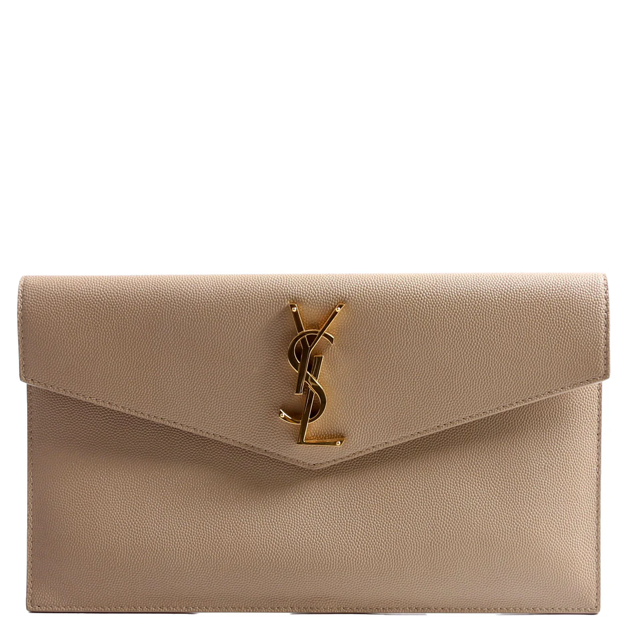 Uptown Pouch Grain Beige/Gold