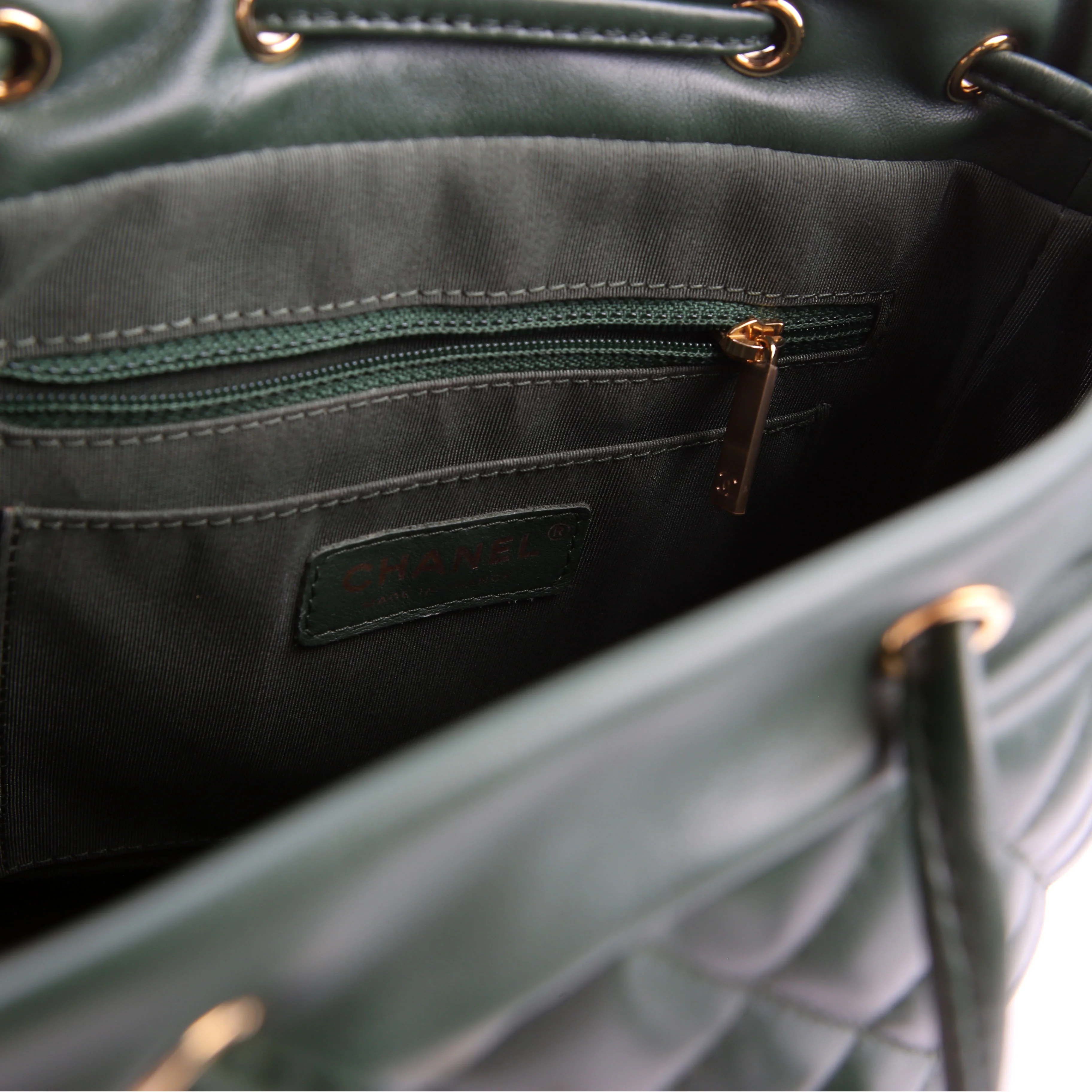 Urban Spirit Backpack Small Calfskin Green - Image 10