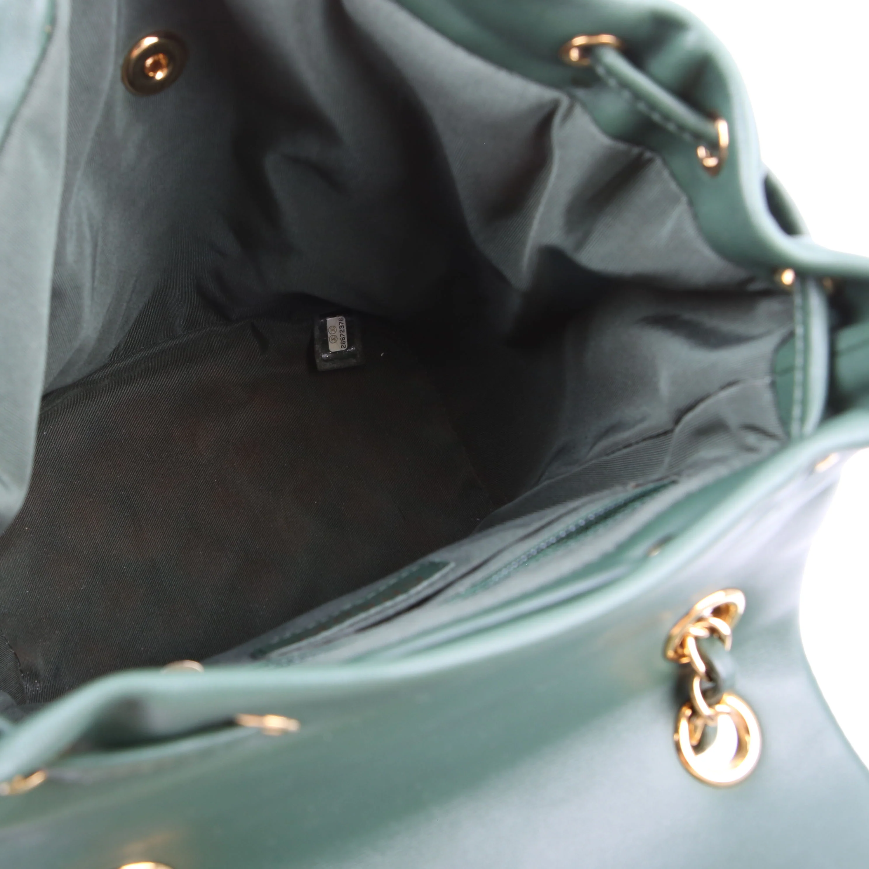Urban Spirit Backpack Small Calfskin Green - Image 12