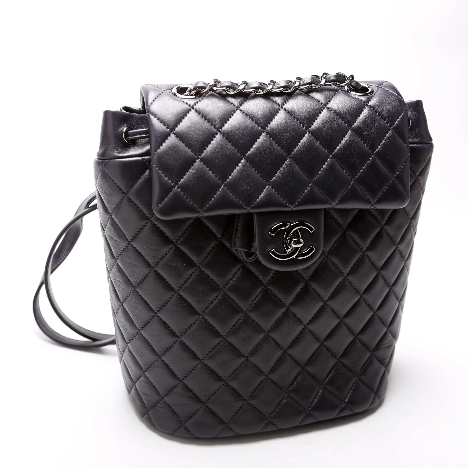 Urban Spirit Backpack Small Lambskin Navy - Image 2
